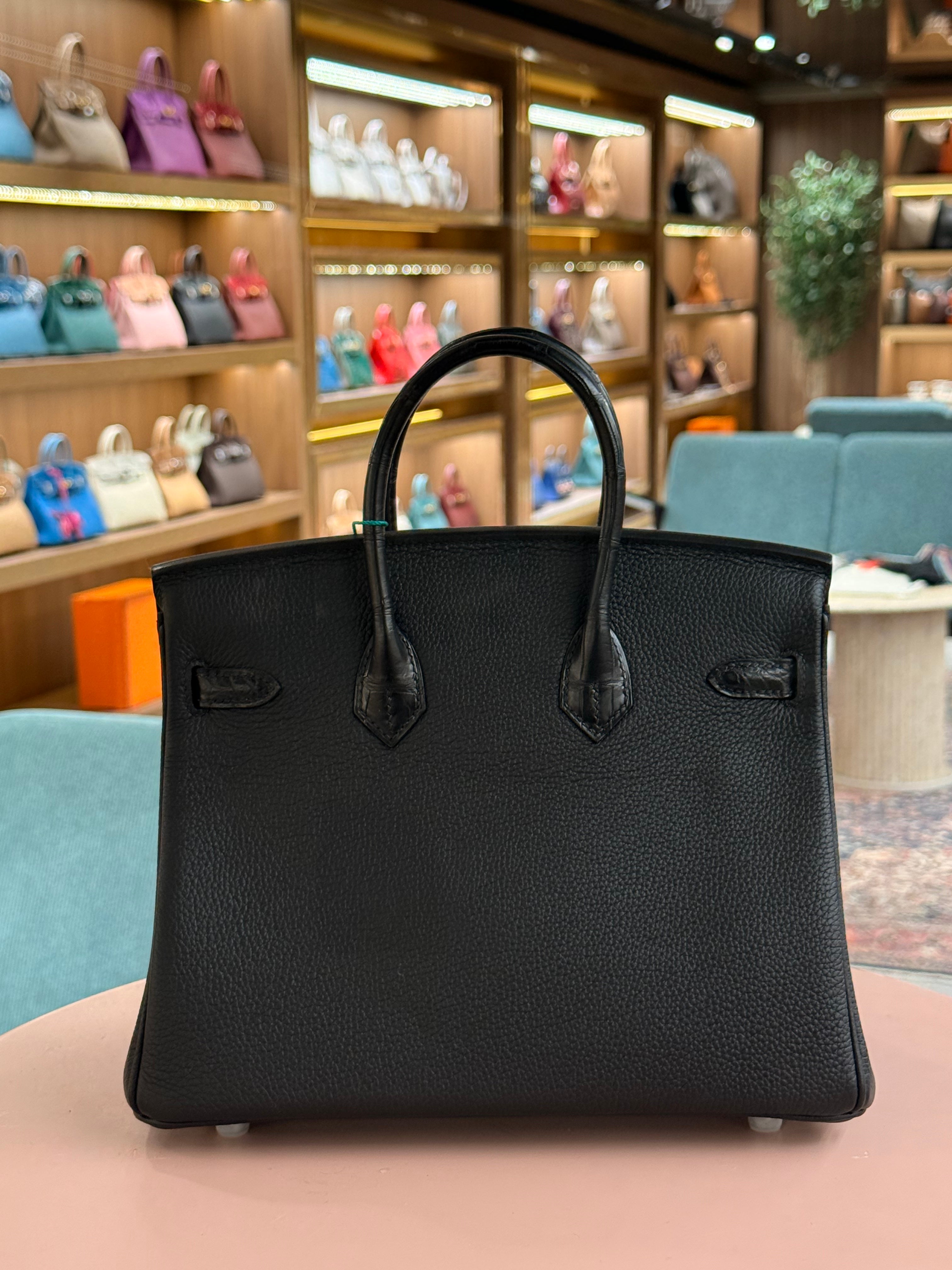 Hermes | Birkin (25) – Togo – Black – Palladium Hardware
