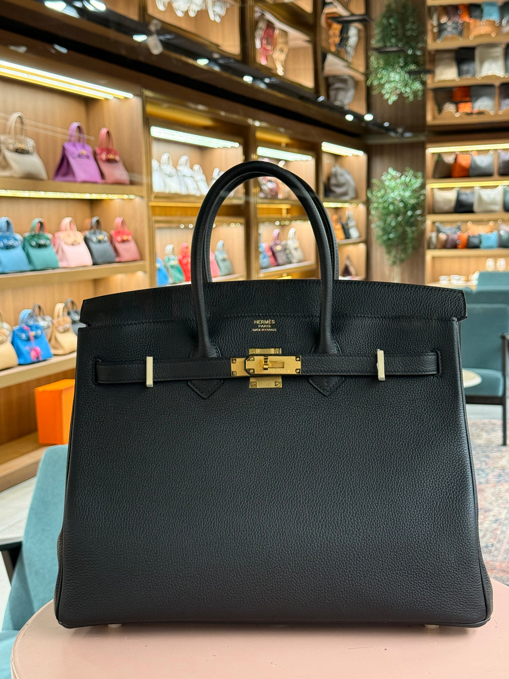 Hermes | Birkin (35) – Togo – Black – Gold Hardware