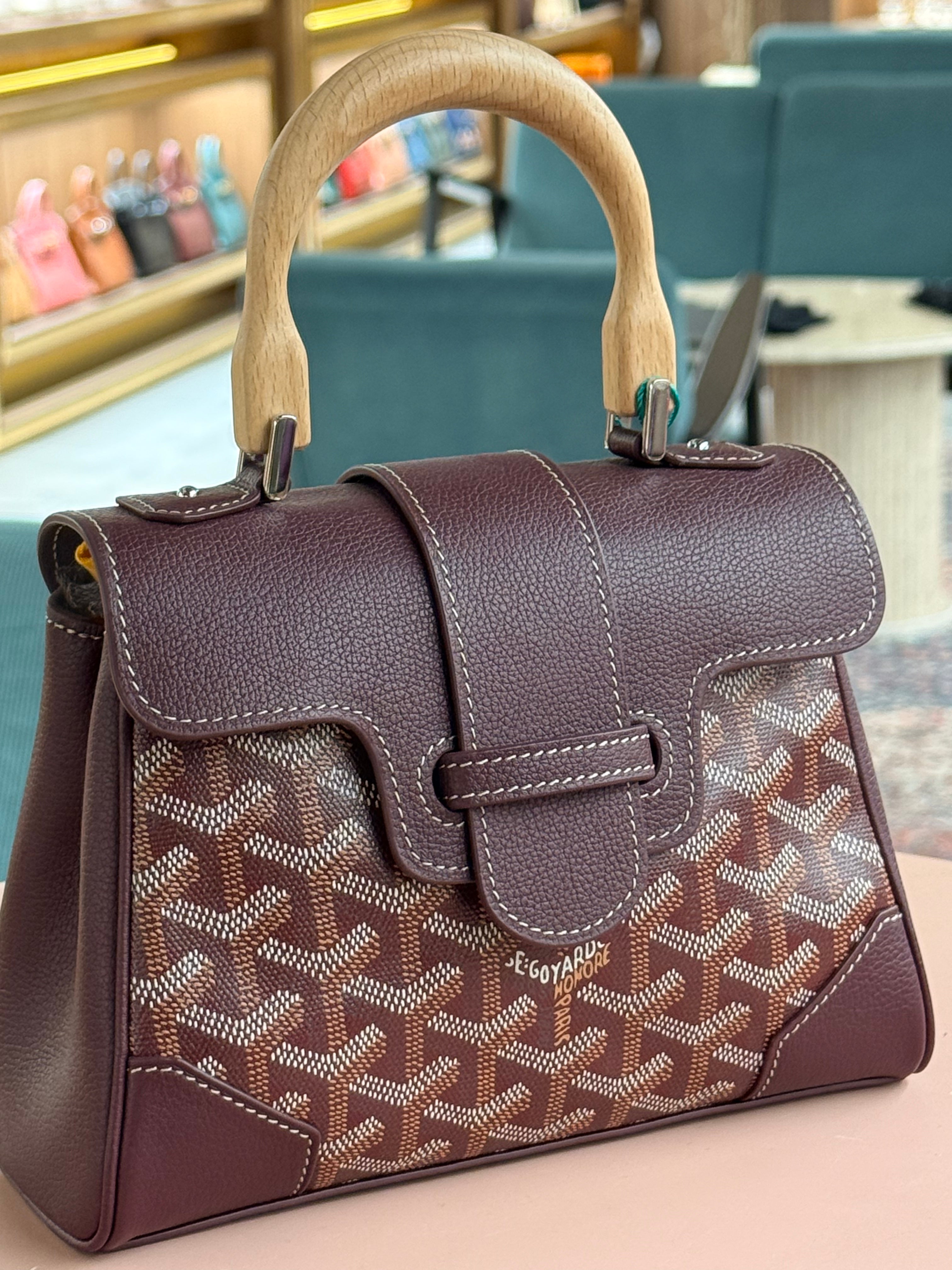 Goyard | Saigon (Mini) – Canvas – Burgundy – Gold Hardware