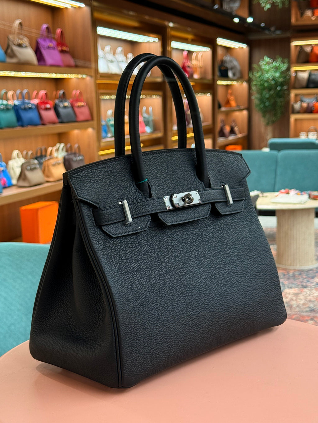 Hermes | Birkin (30) – Togo – Black – Palladium Hardware