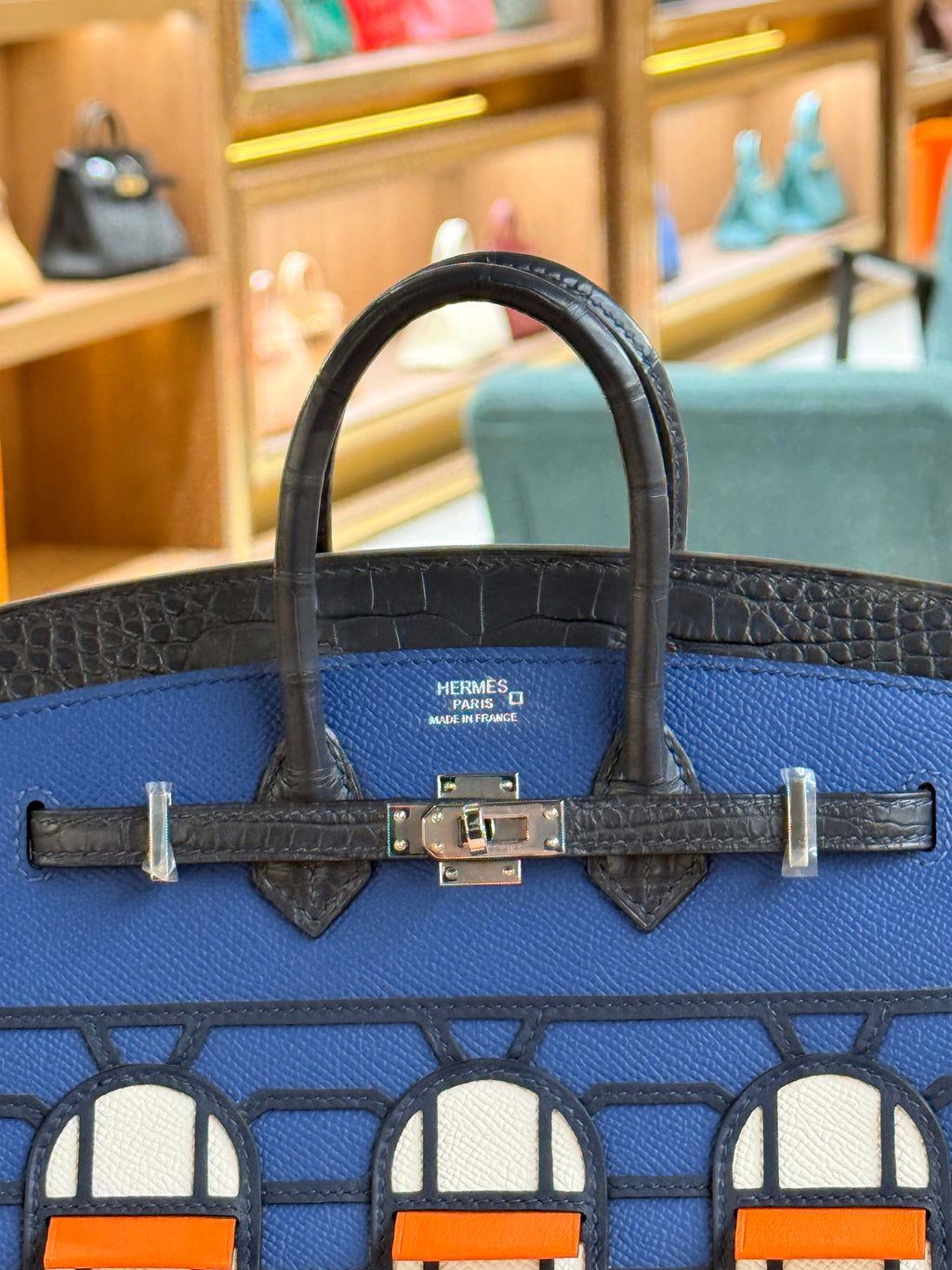 Hermes | Birkin (20) – Epsom – Bleu Nuit – Silver Hardware
