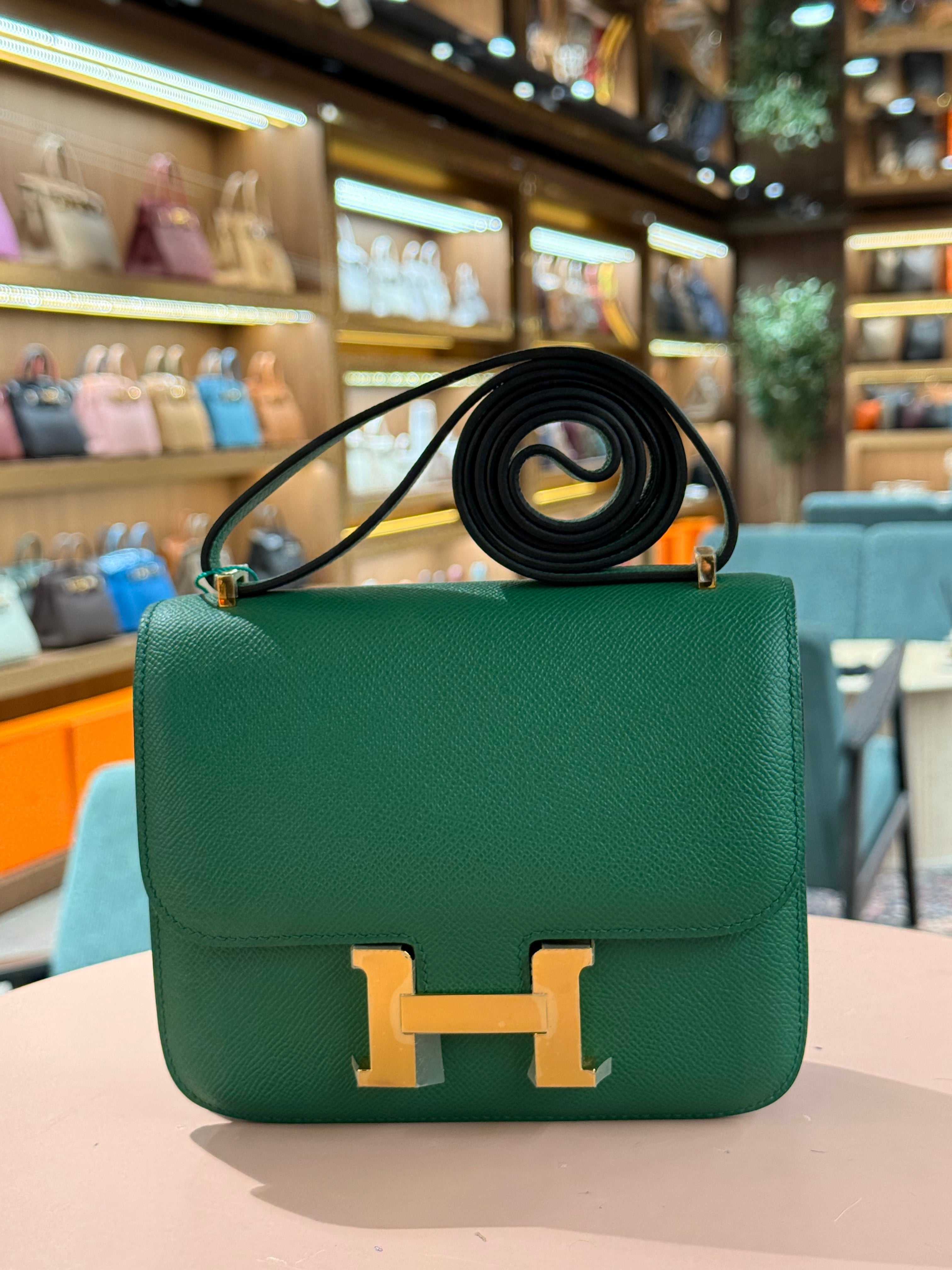 Hermes | Constance (18) – Epsom – Green – Gold Hardware