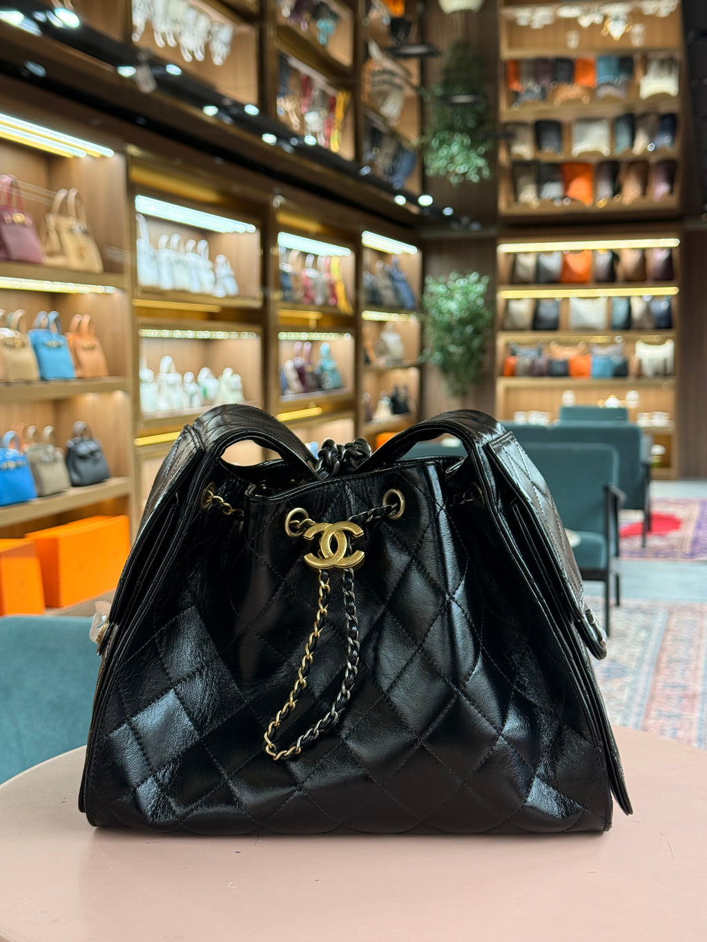 Chanel | Coco Handle Bag (Small) – Lambskin – Black – Gold Hardware