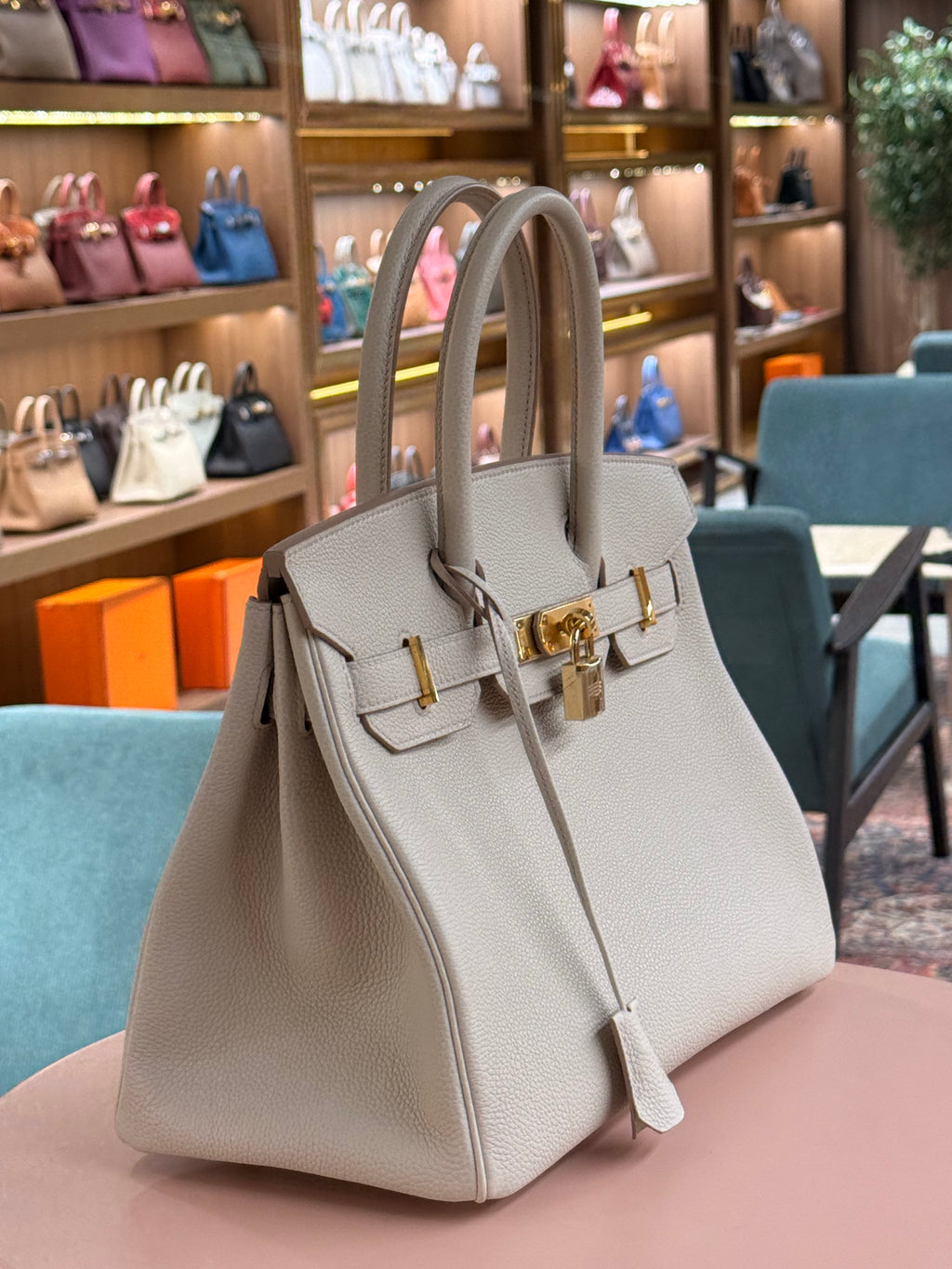 Hermes | Birkin (30) – Togo – Blanc – Gold Hardware