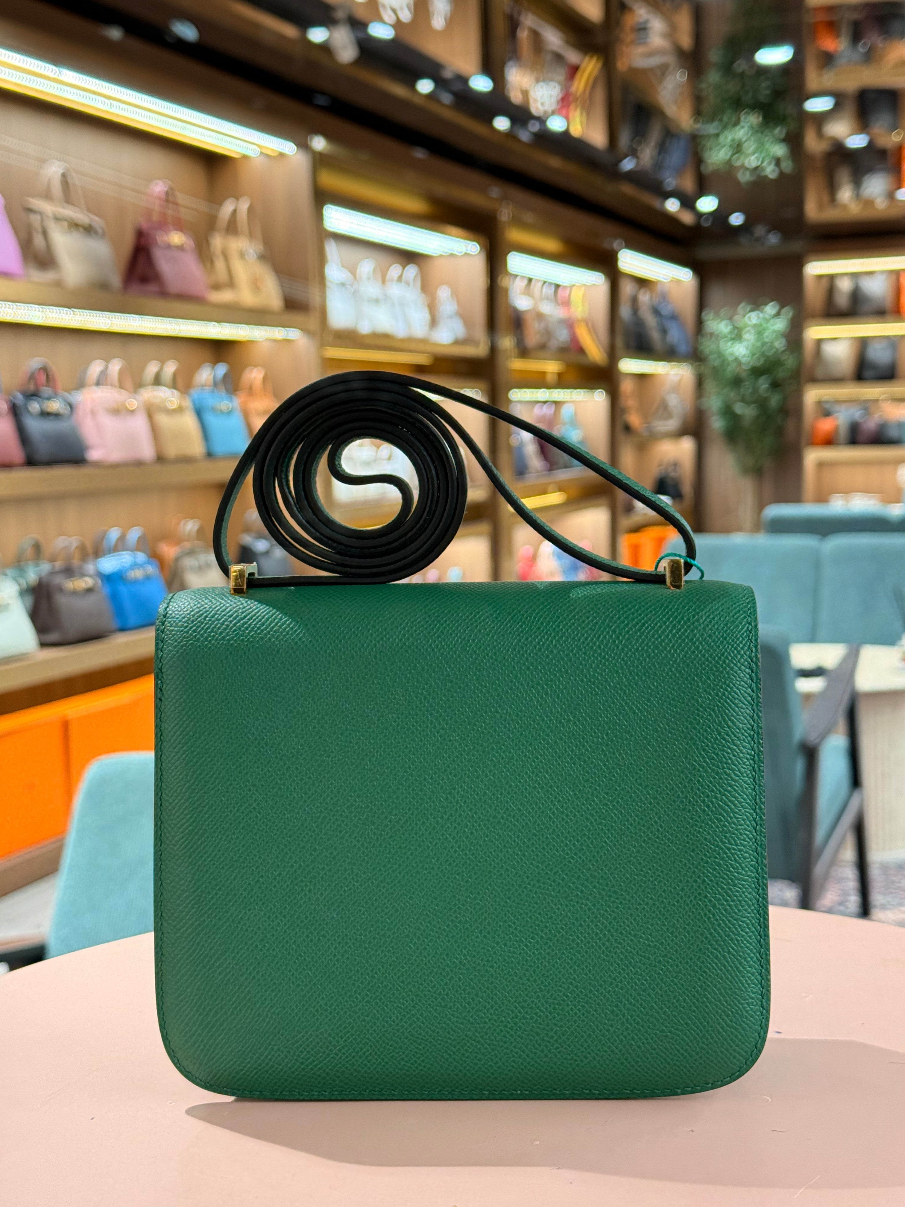 Hermes | Constance (18) – Epsom – Green – Gold Hardware