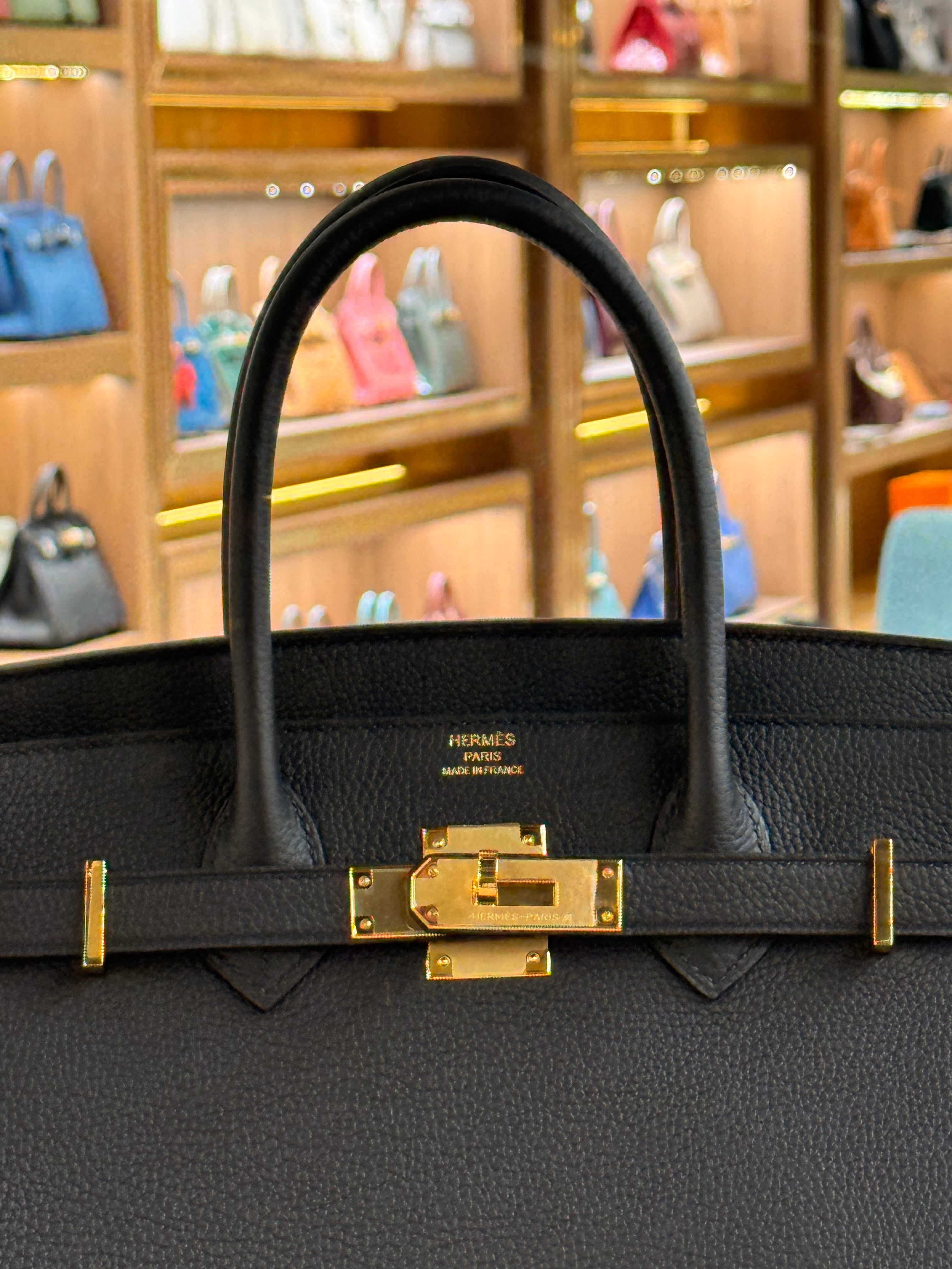 Hermes | Birkin (30) – Togo – Black – Gold Hardware