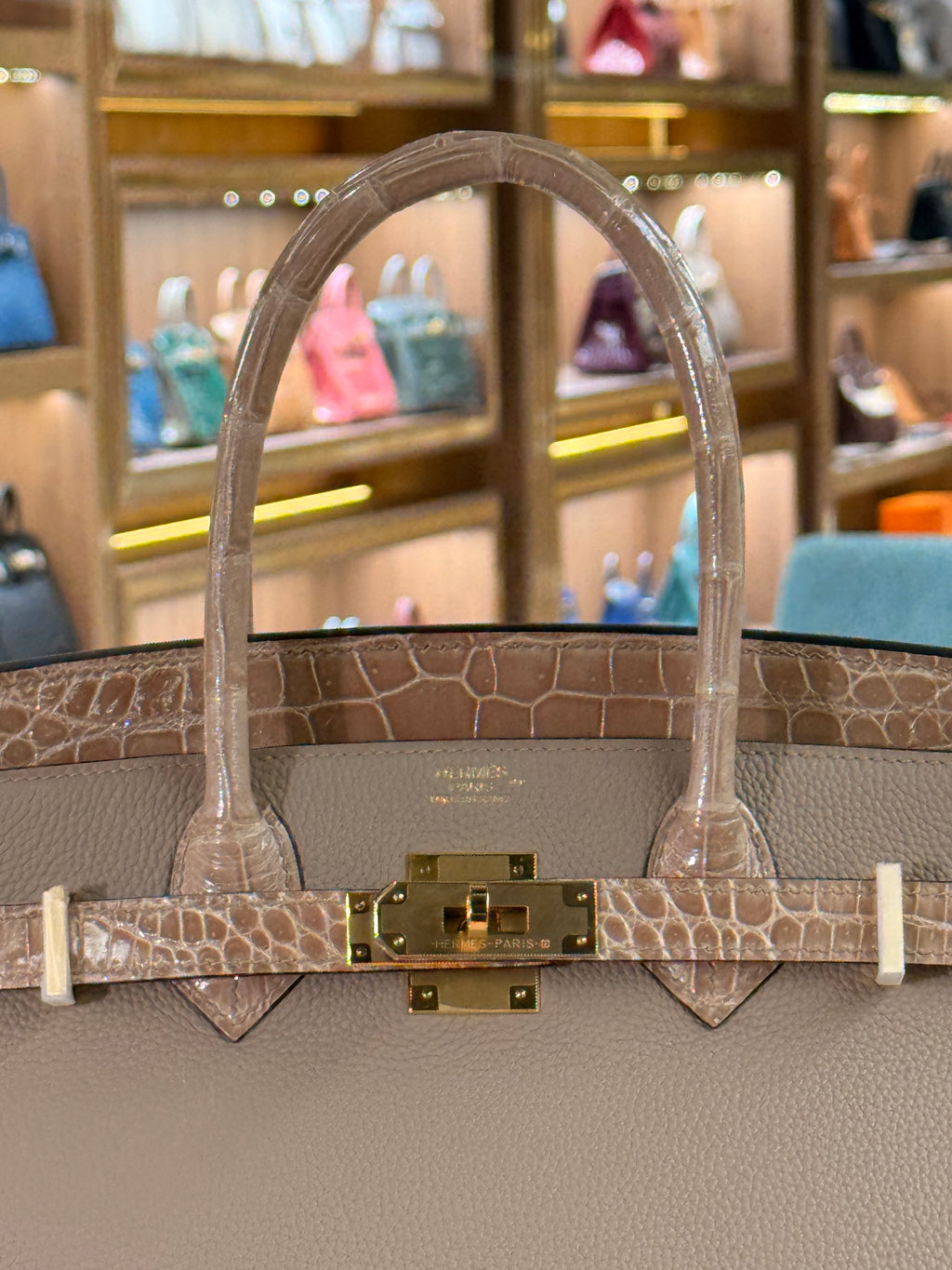 Hermes | Birkin-Touch (30) – Togo – Etoupe – Gold Hardware