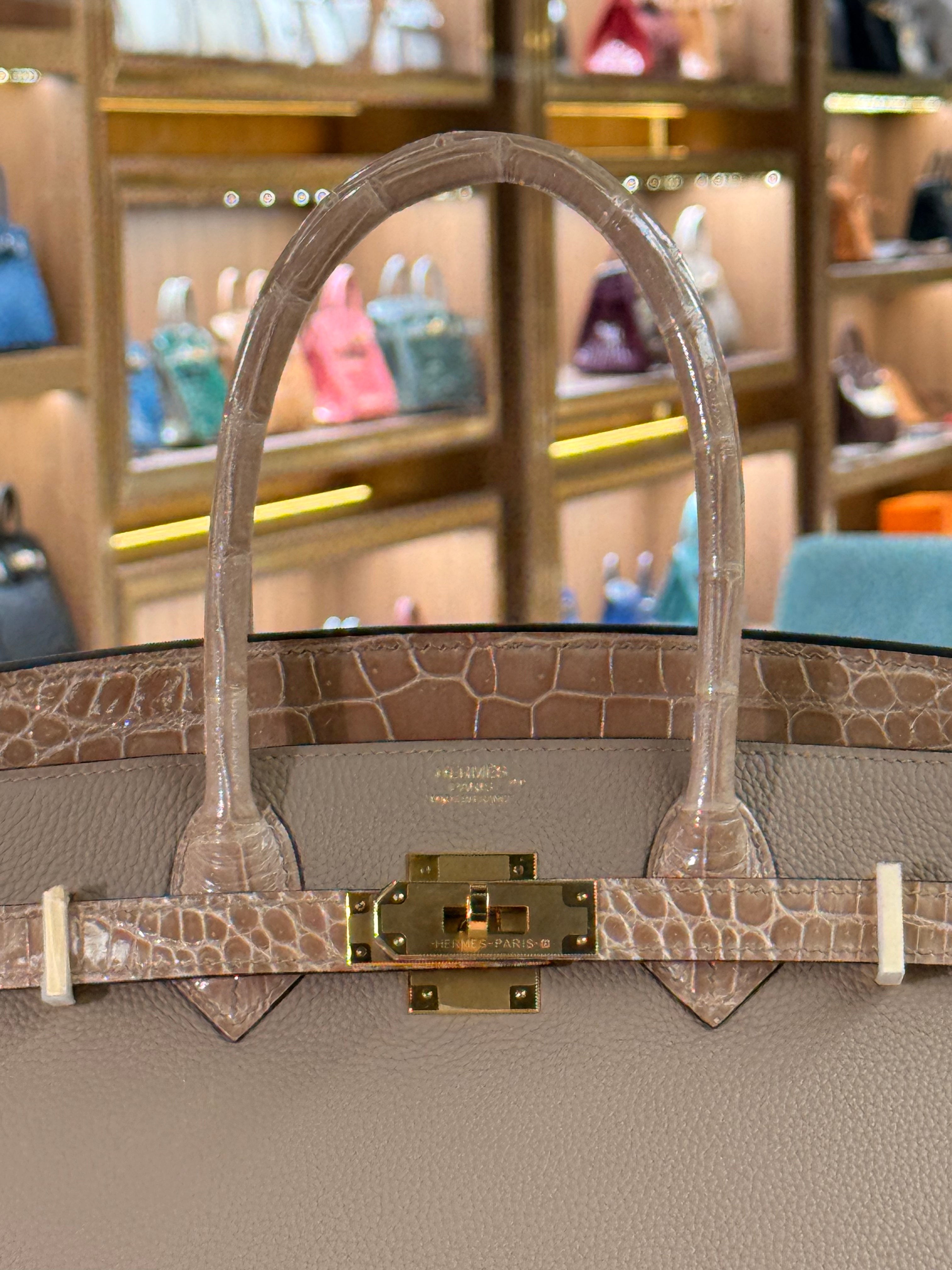 Hermes | Birkin-Touch (30) – Togo – Etoupe – Gold Hardware