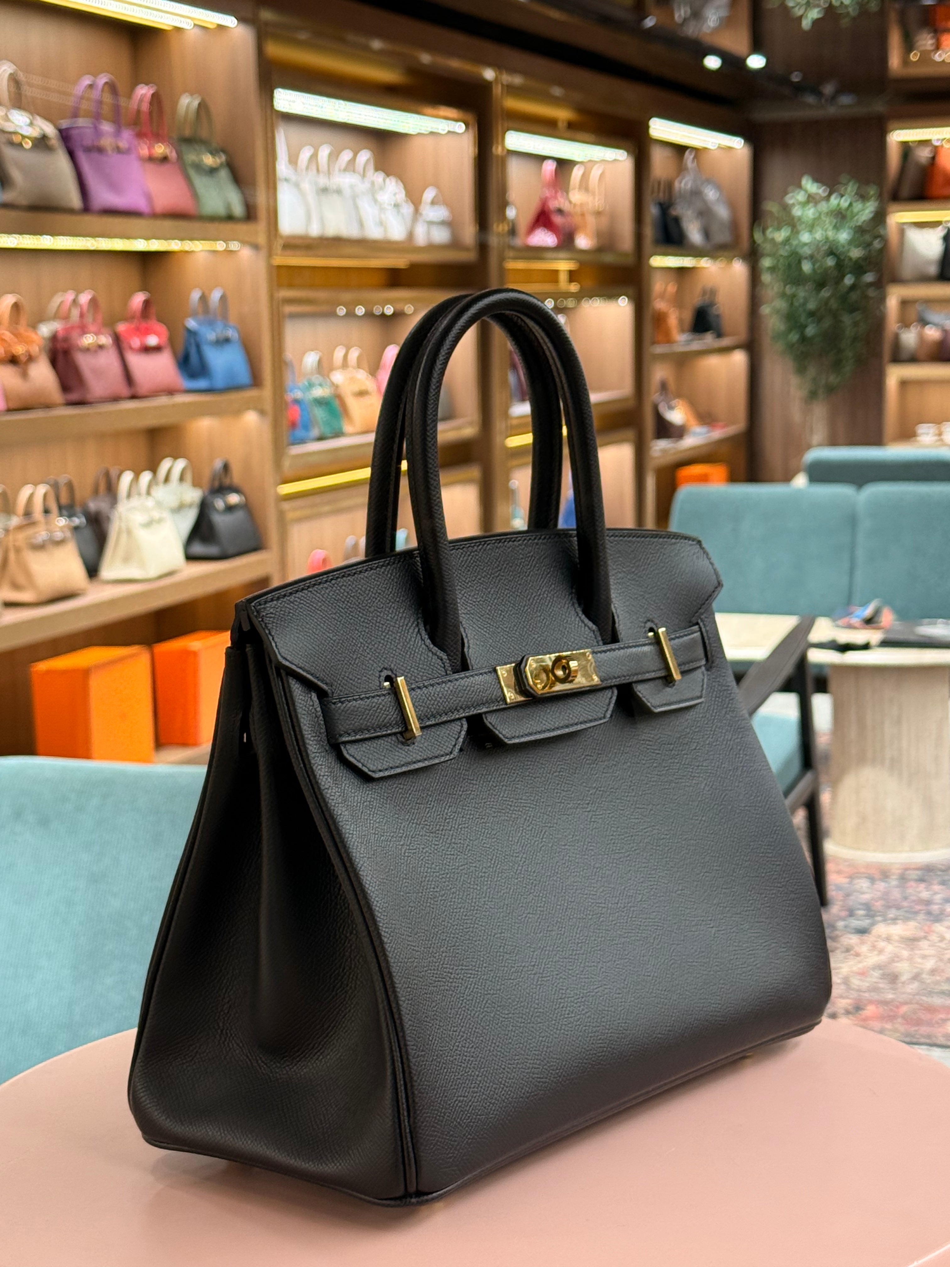 Hermes | Birkin (30) – Togo – Black – Gold Hardware
