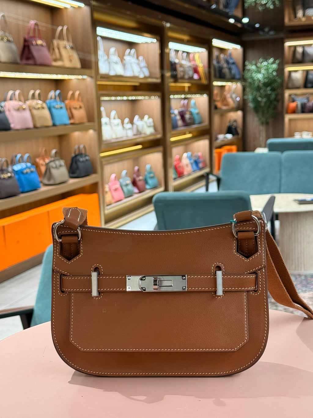 Hermes | Jypsiere (Mini) – Epsom – Brown – Palladium Hardware