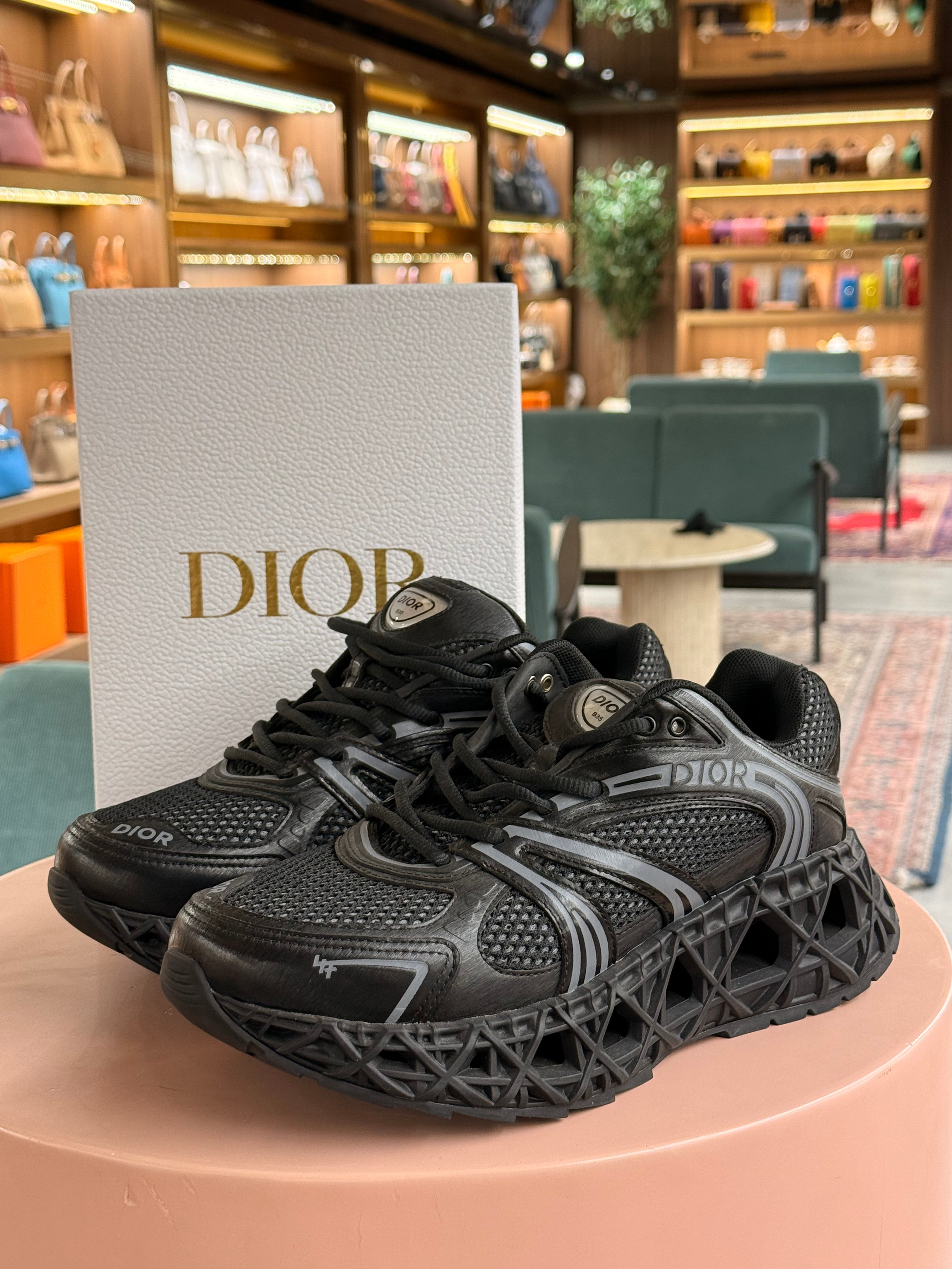 Dior | B35-NXXT-Sneaker – Mesh – Black – Silver Hardware