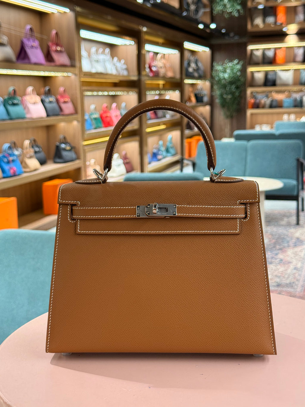 Hermes | Kelly (25) – Epsom – Gold – Palladium Hardware