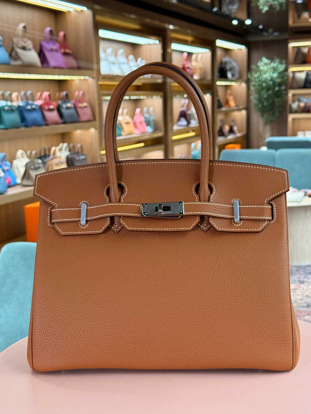 Hermes | Birkin (30) – Togo – Gold – Palladium Hardware