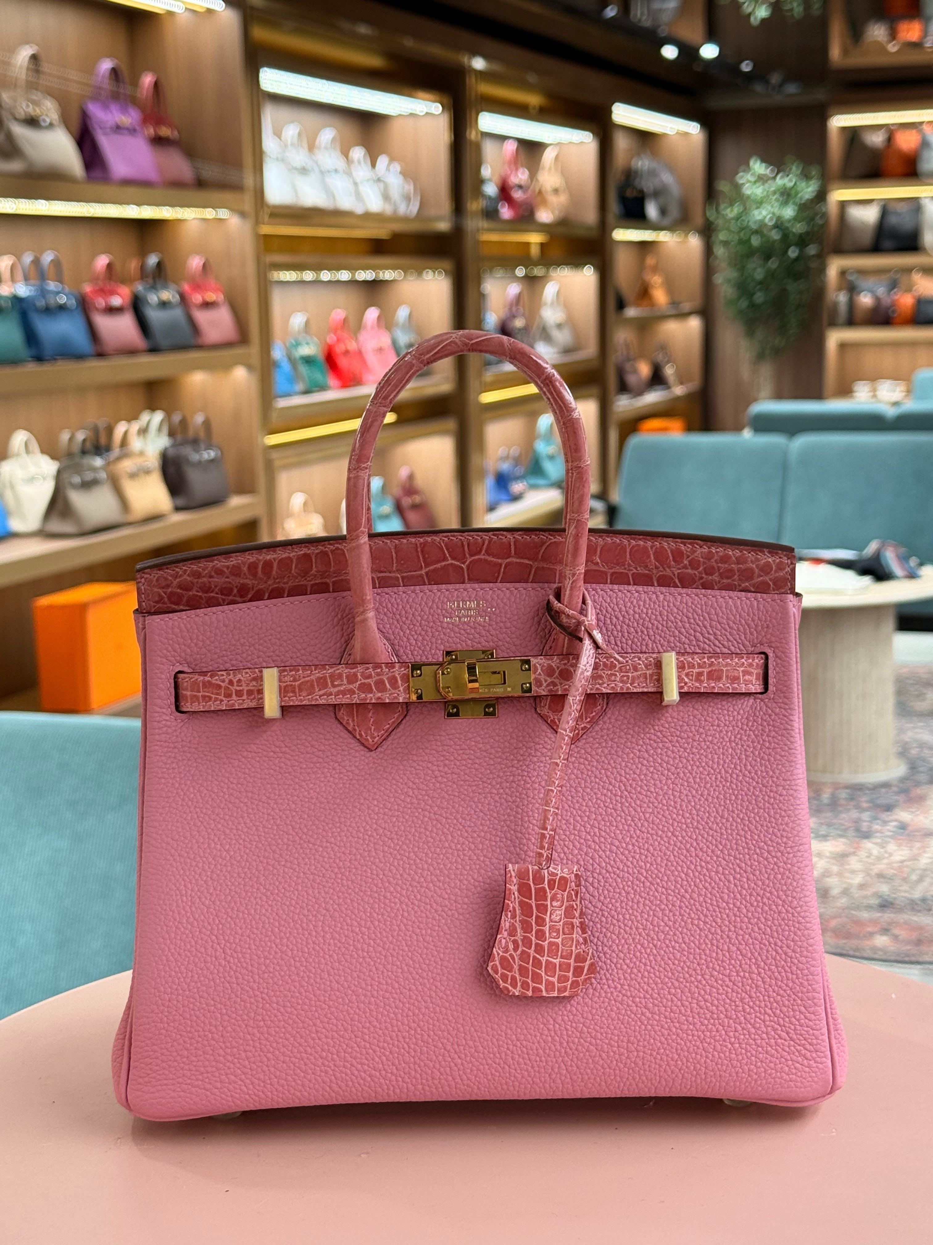 Hermes | Birkin (25) – Togo – Rose Poudre – Gold Hardware
