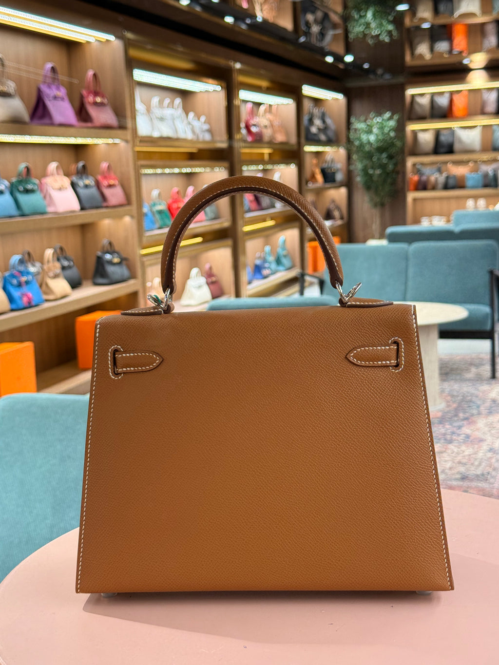 Hermes | Kelly (25) – Epsom – Gold – Palladium Hardware