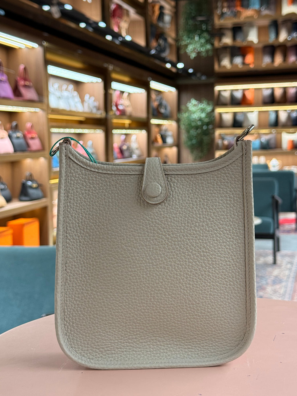 Hermes | Evelyne (Small) – Epsom – Gris Perle – Palladium Hardware