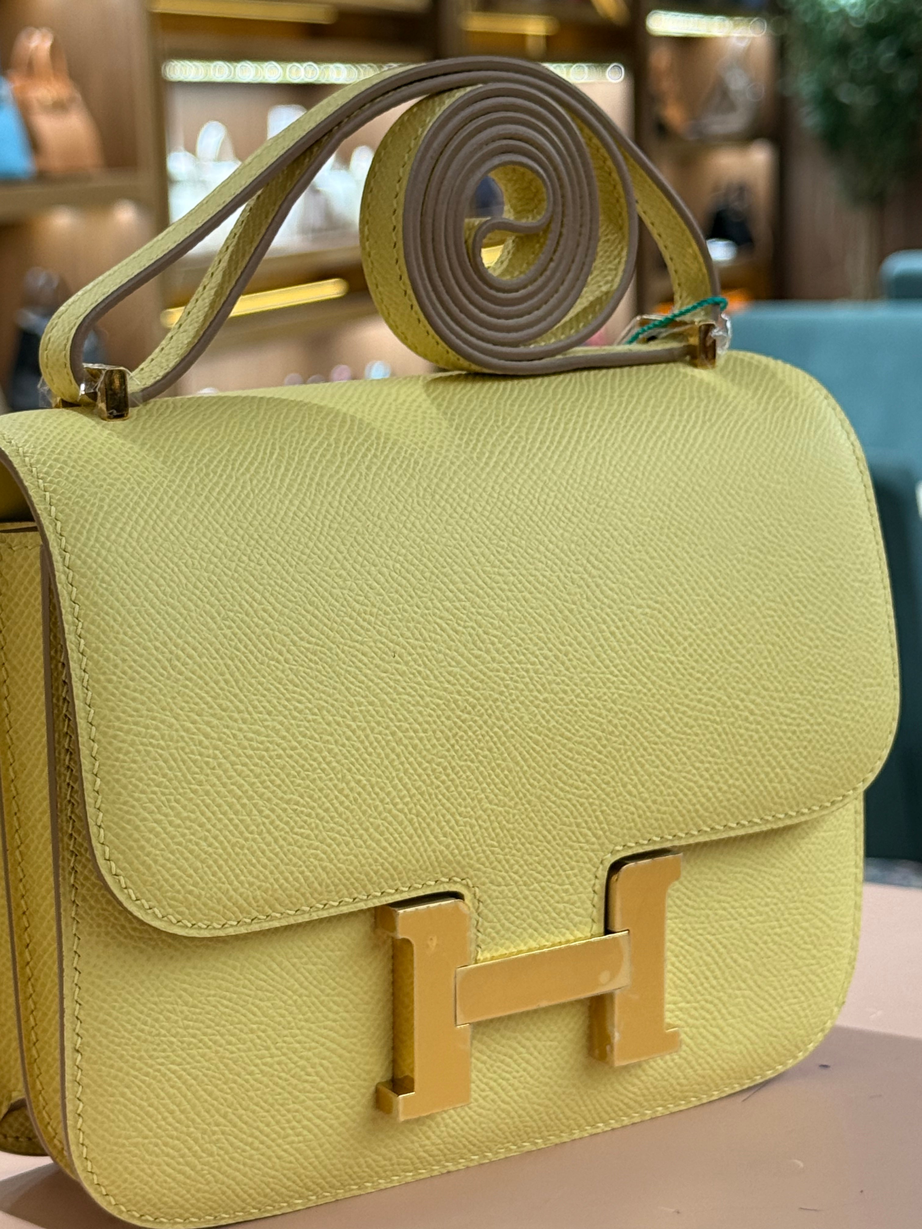 Hermes | Constance (18) – Epsom – Yellow – Gold Hardware