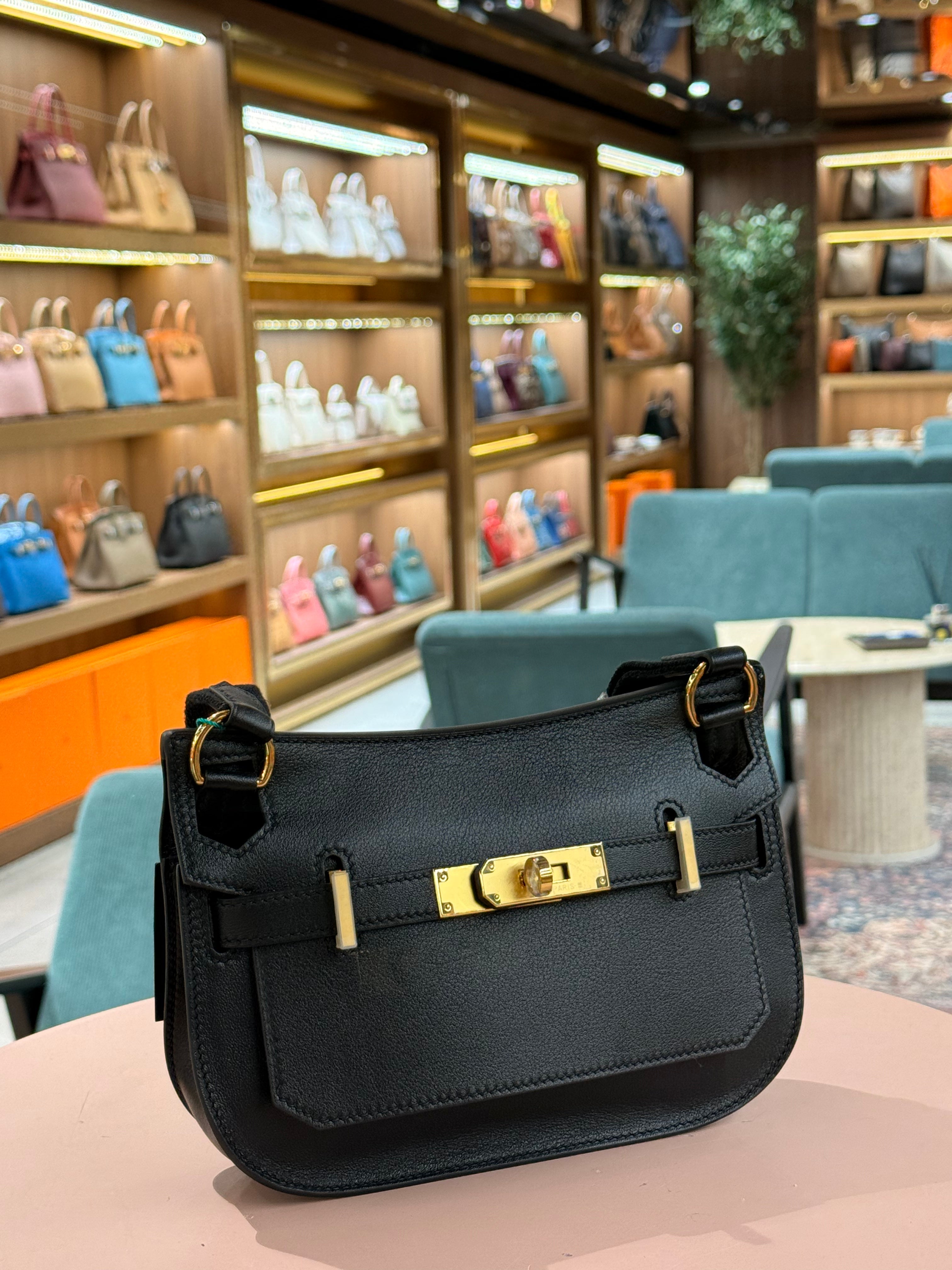 Hermes | Jypsiere (Mini) – Epsom – Black – Gold Hardware