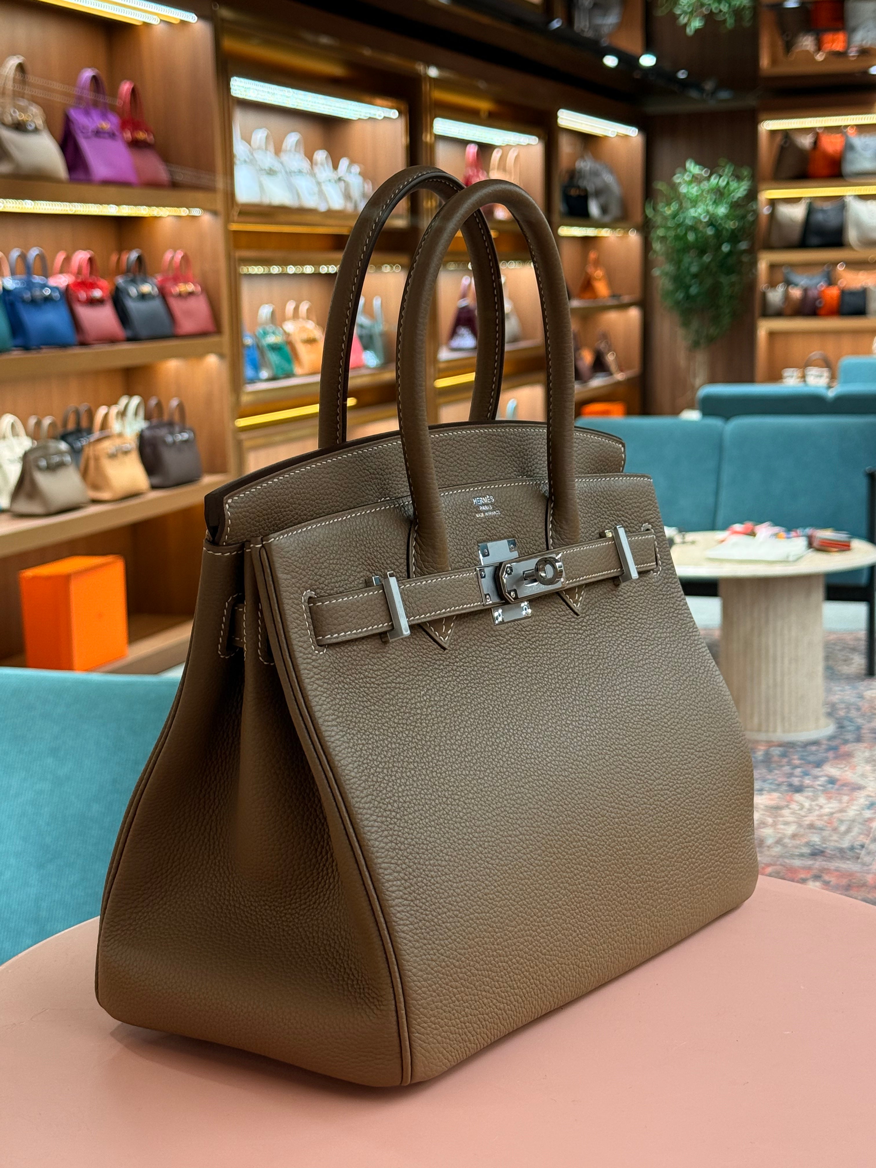 Hermes | Birkin (30) – Togo – Etoupe – Palladium Hardware