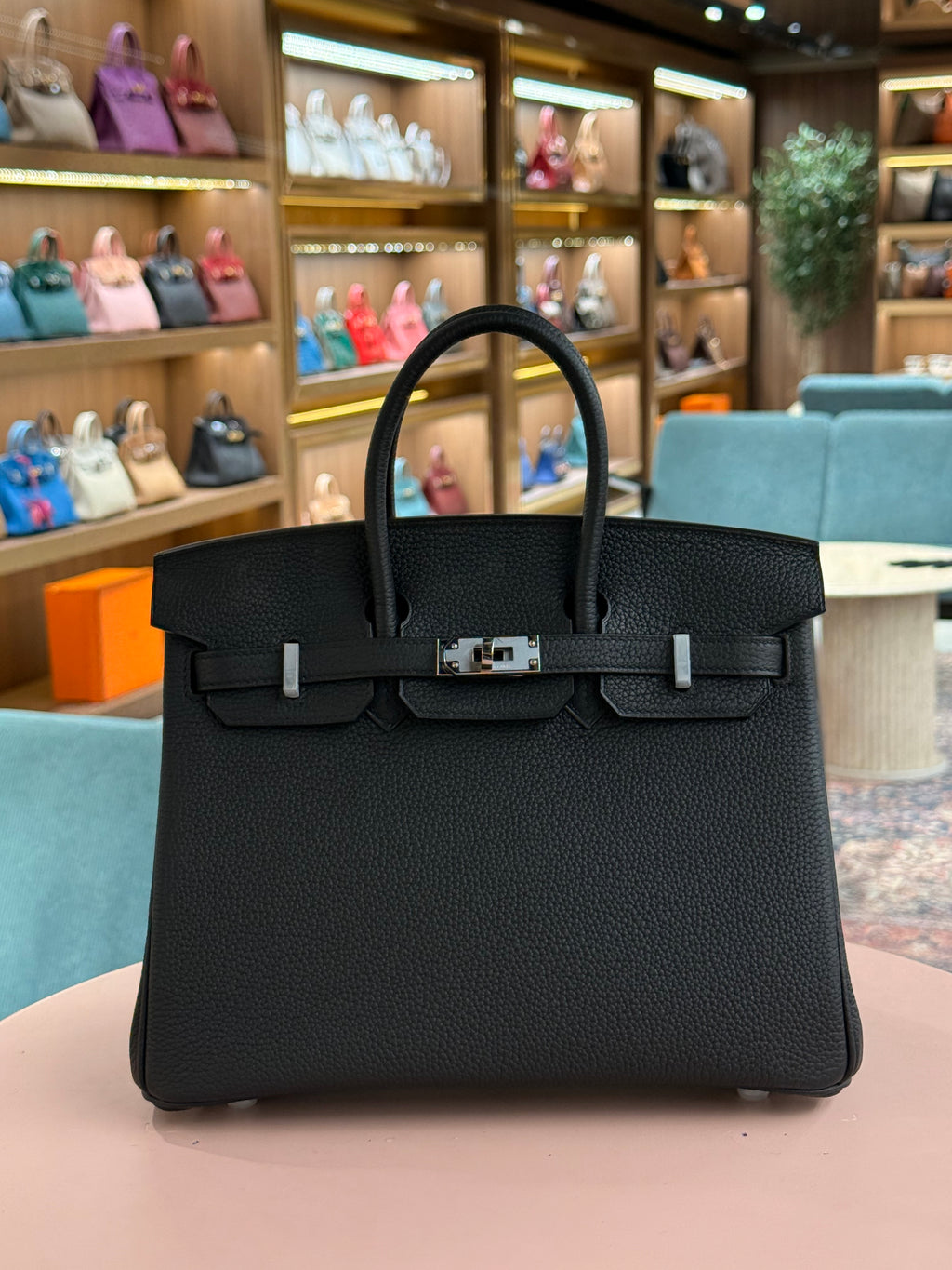 Hermes | Kelly (25) – Togo – Black – Palladium Hardware