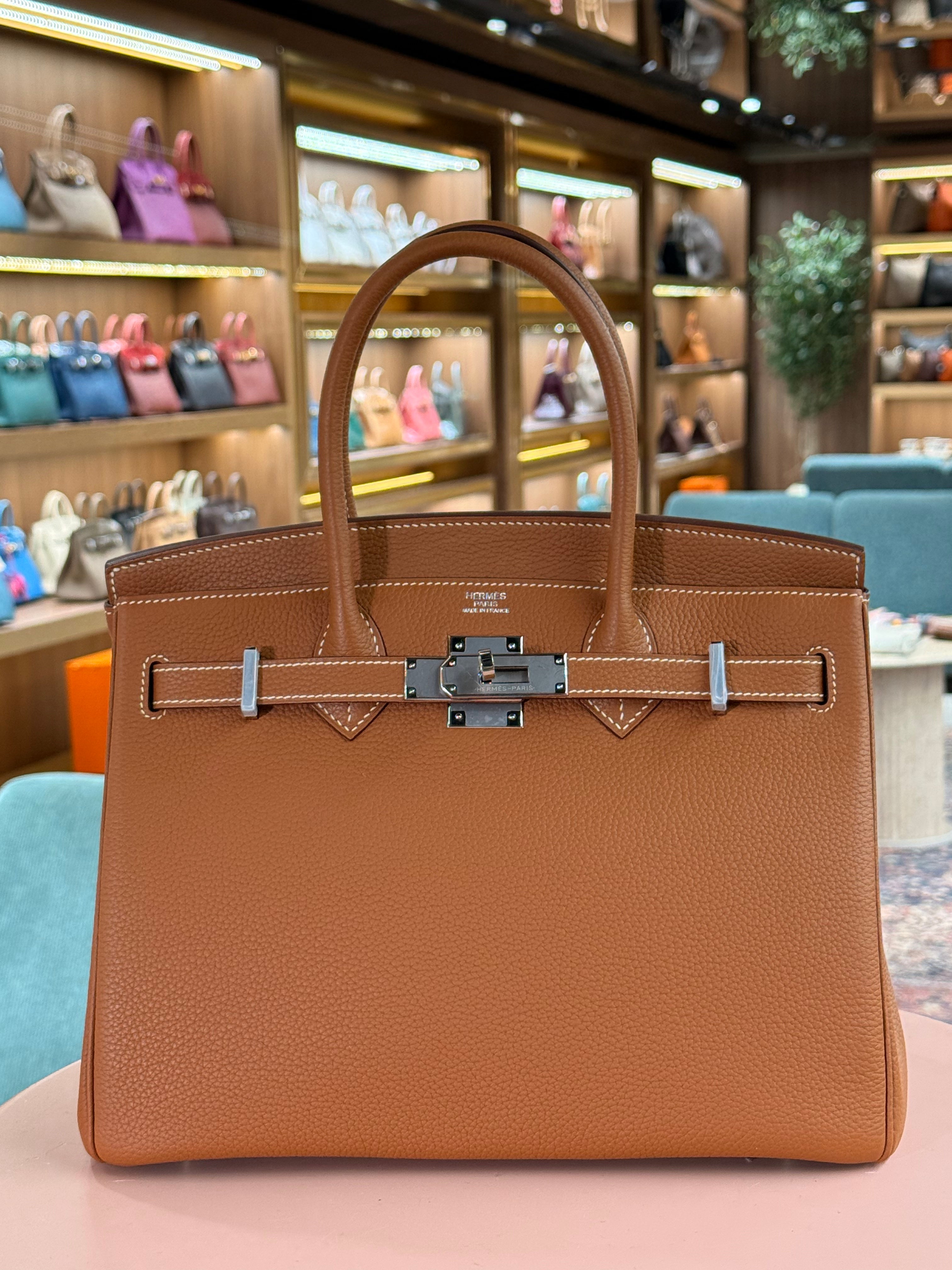 Hermes | Birkin (30) – Togo – Gold – Palladium Hardware