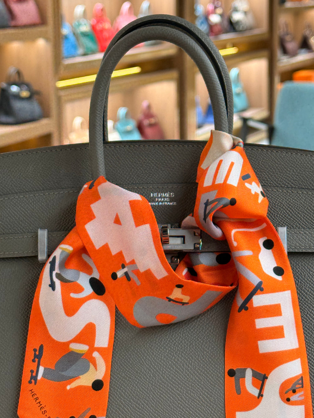 Hermes | Birkin (25) – Epsom – Etoupe – Palladium Hardware