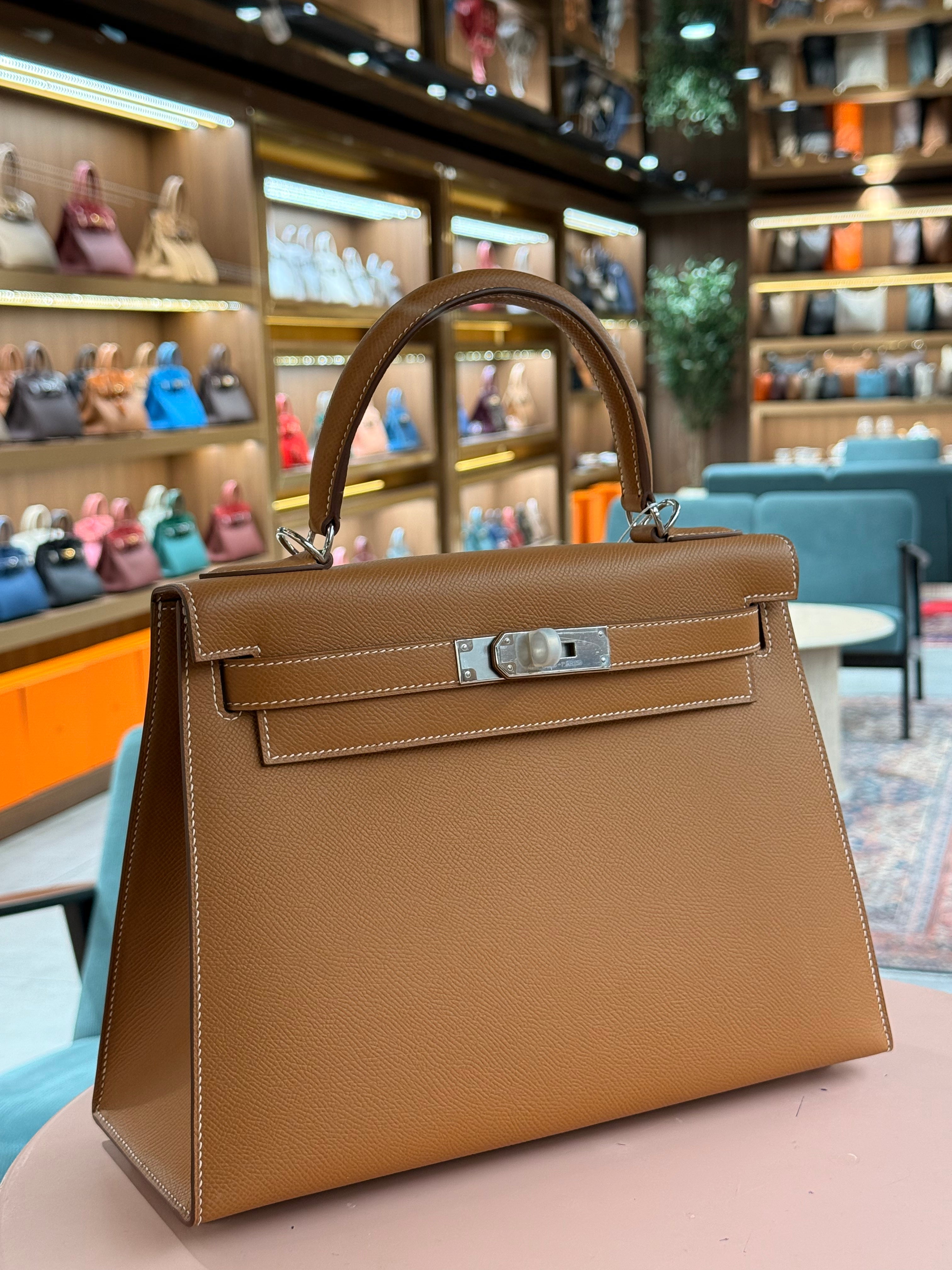 Hermes | Kelly (28) – Epsom – Gold – Palladium Hardware