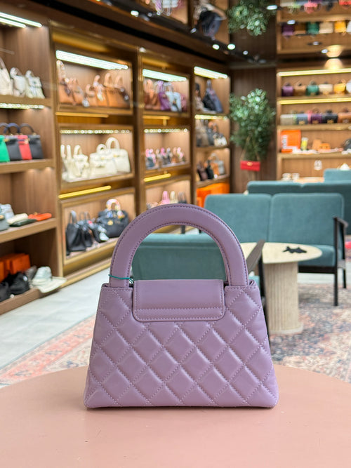 Chanel | Kelly Shopper – Lambskin – Lilac – Gold Hardware