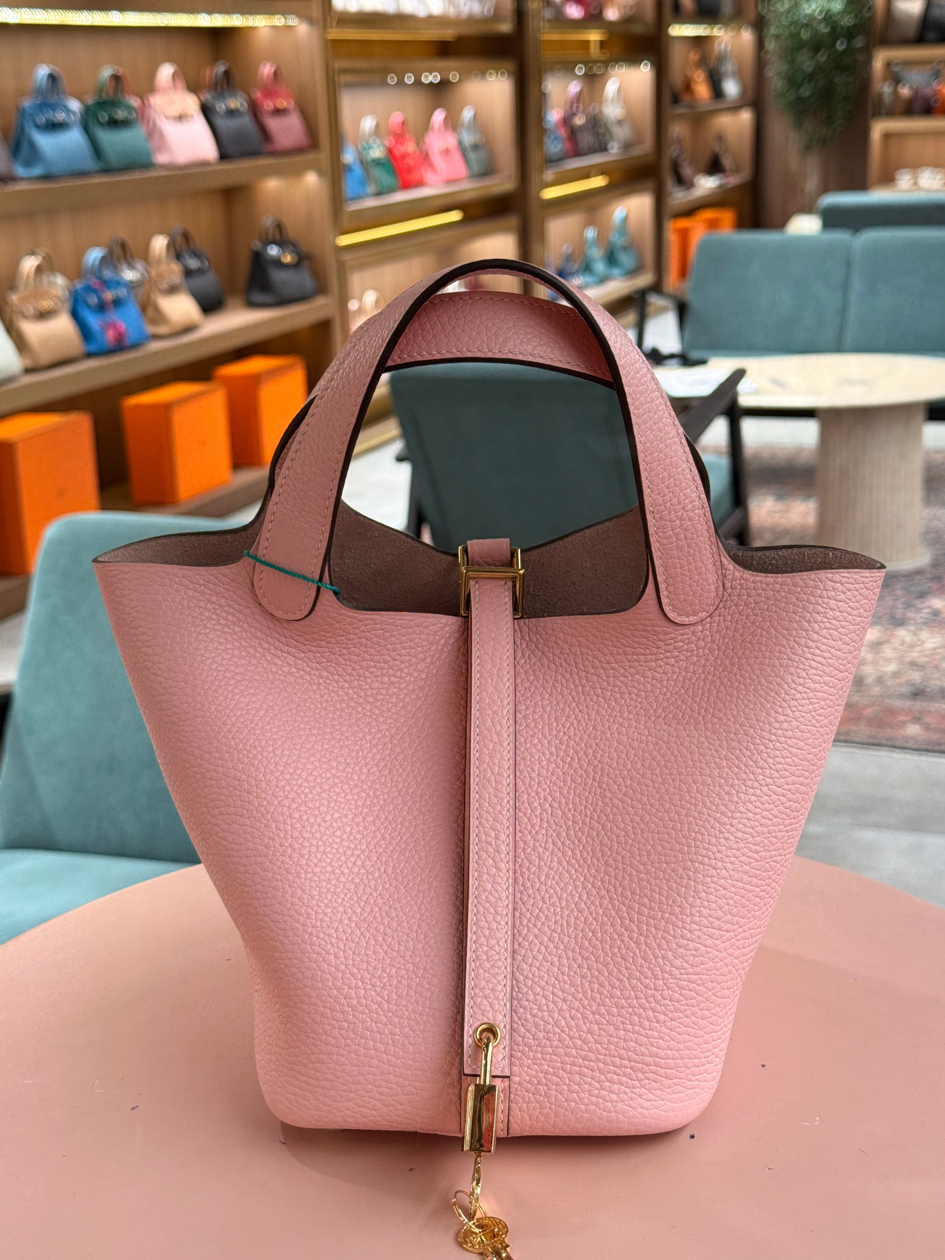 Hermes | Picotin (PM) – Clemence – Rose Sakura – Gold Hardware