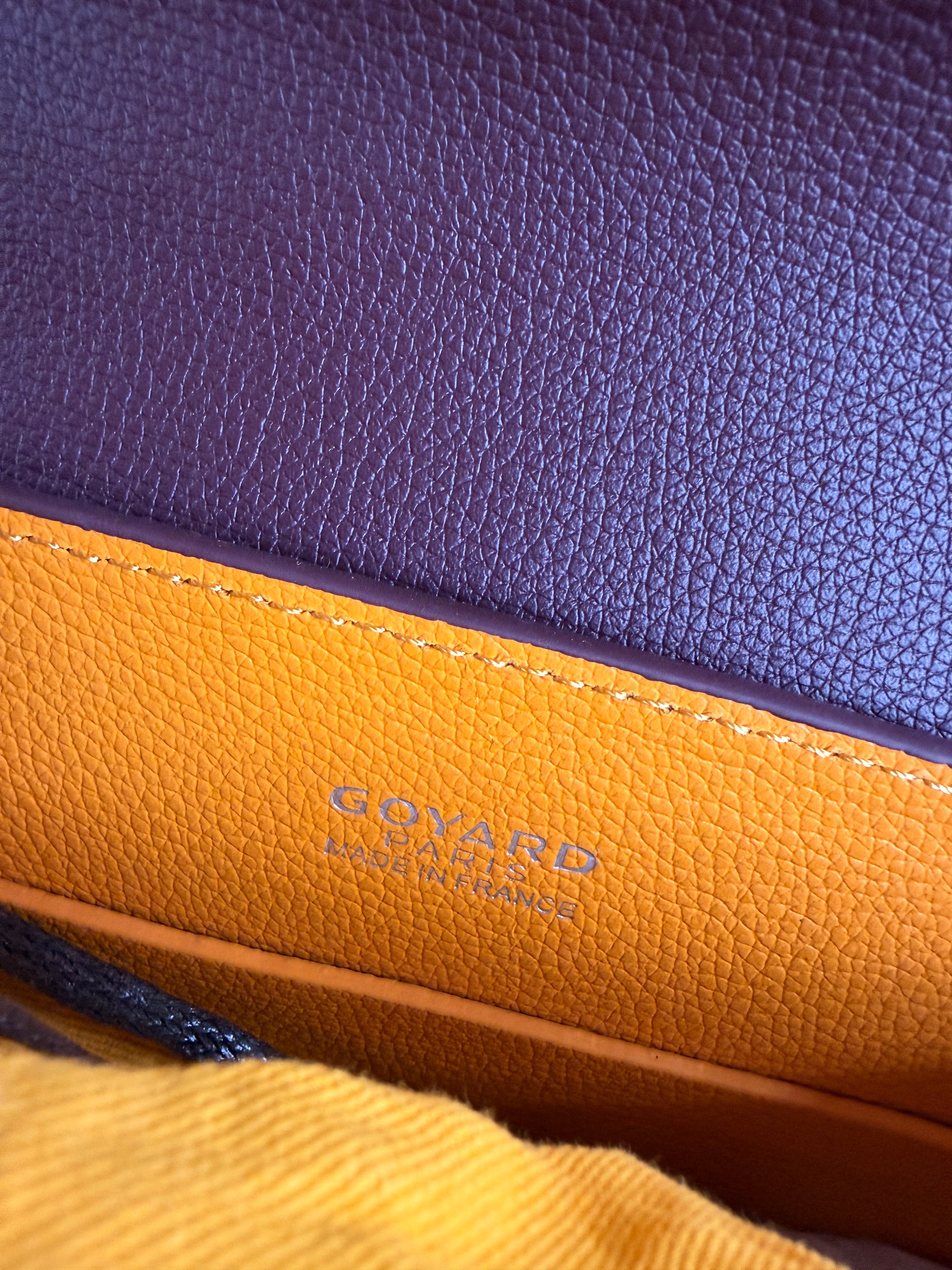 Goyard | Saigon (Mini) – Canvas – Burgundy – Gold Hardware