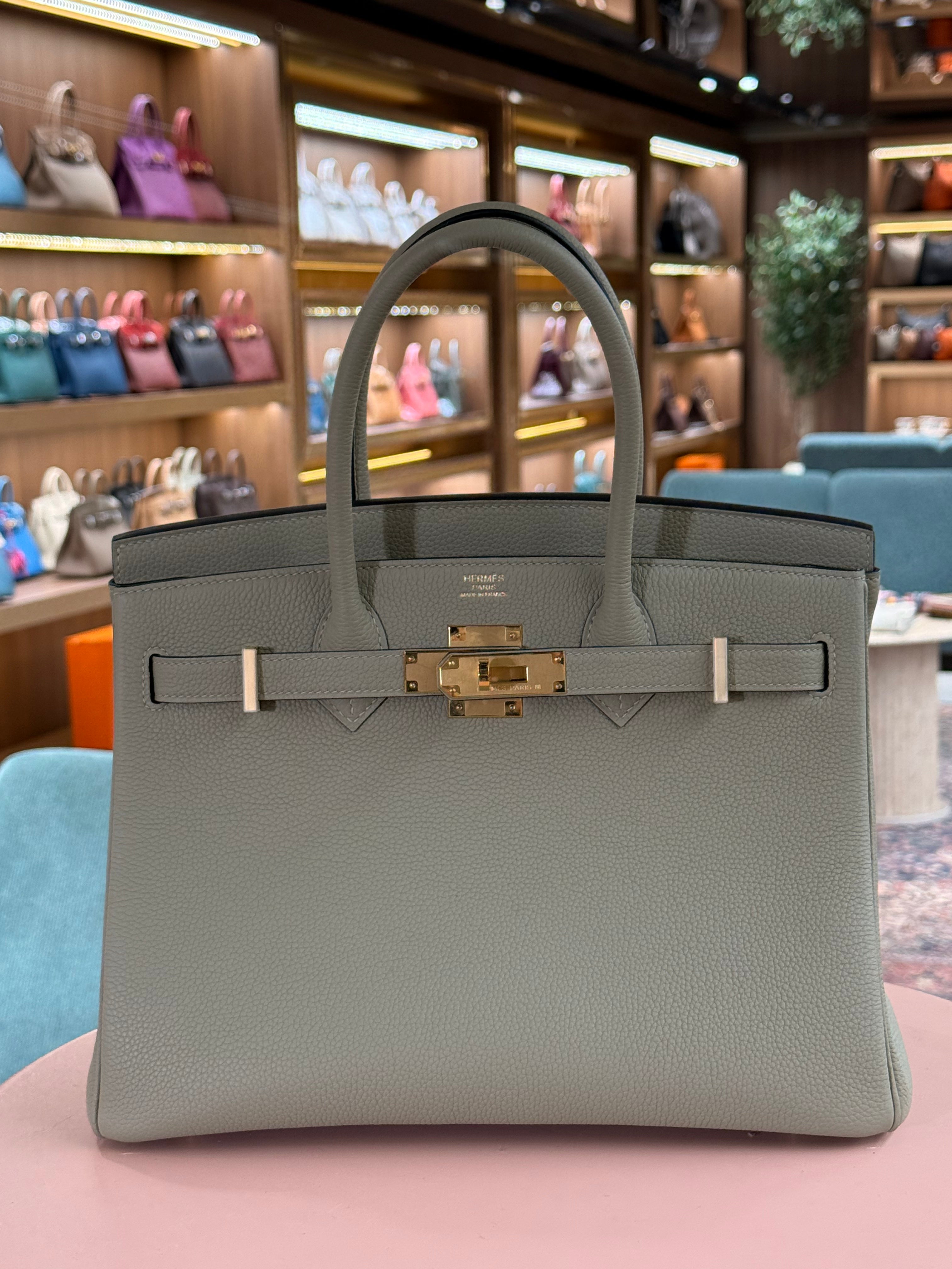Hermes | Birkin (30) – Togo – Gris Perle – Gold Hardware