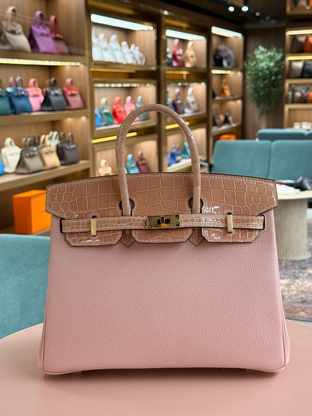 Hermes | Birkin (25) – Togo – Rose Sakura – Gold Hardware