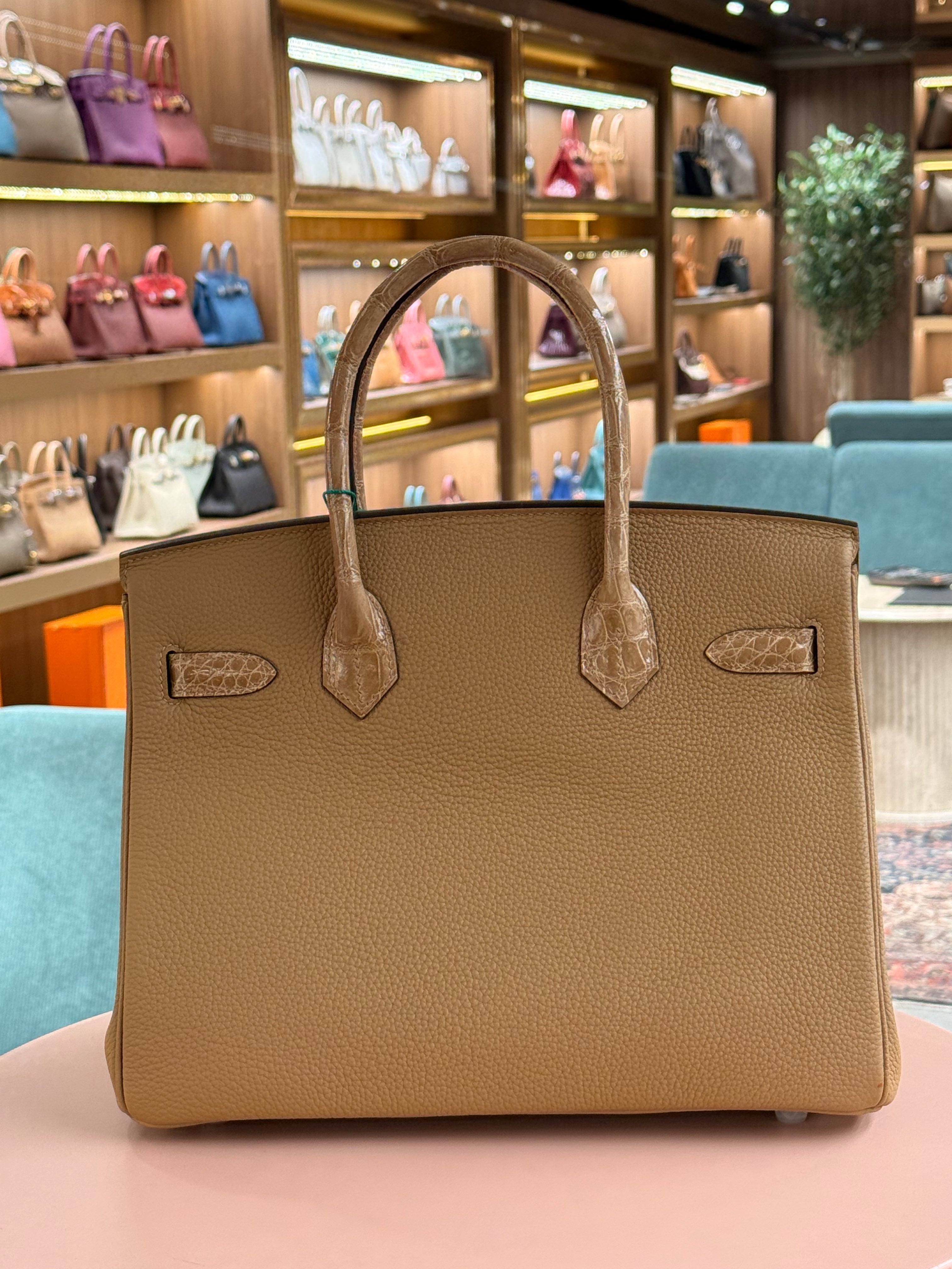 Hermes | Birkin-Touch (30) – Togo – Gold – Palladium Hardware