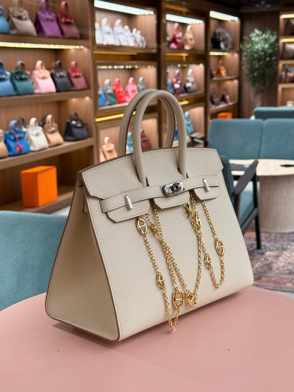 Hermes | Birkin (25) – Epsom – Cream – Gold Hardware