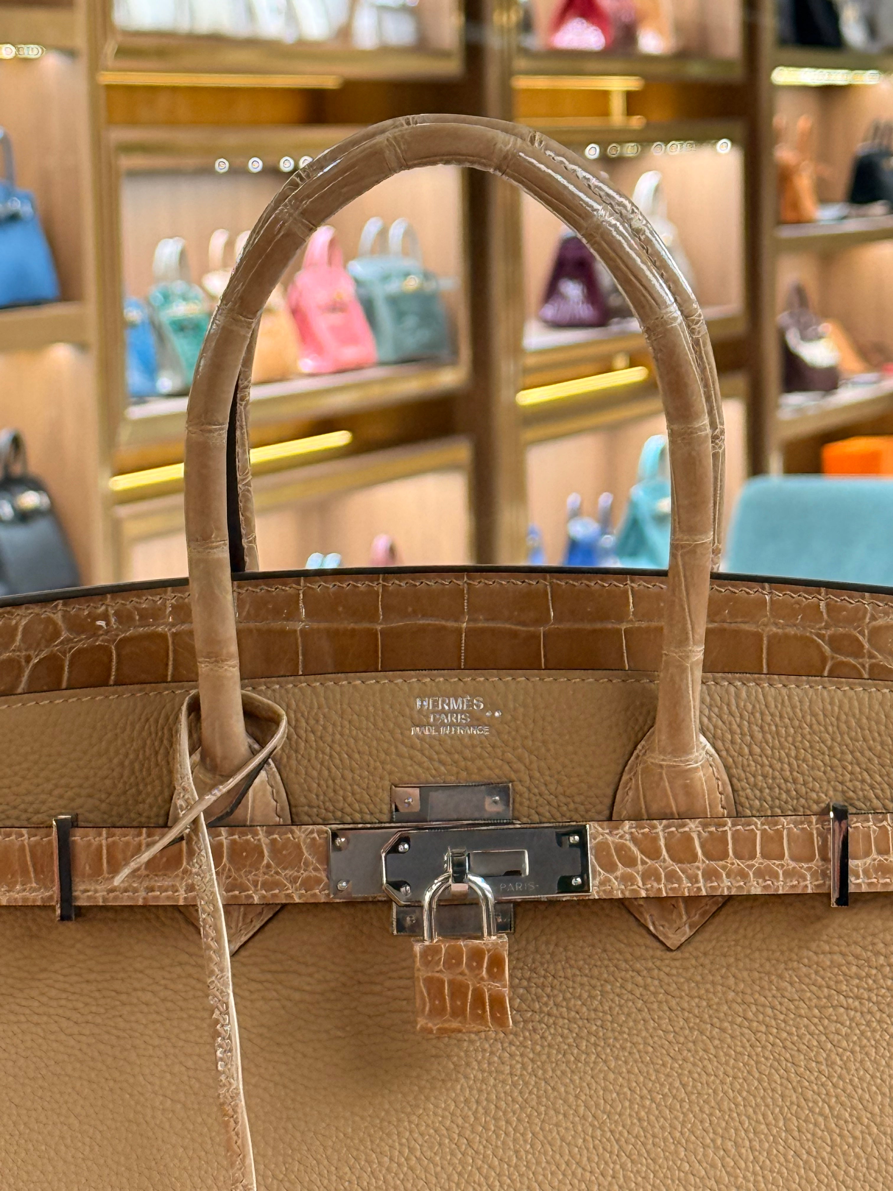 Hermes | Birkin-Touch (30) – Togo – Gold – Palladium Hardware