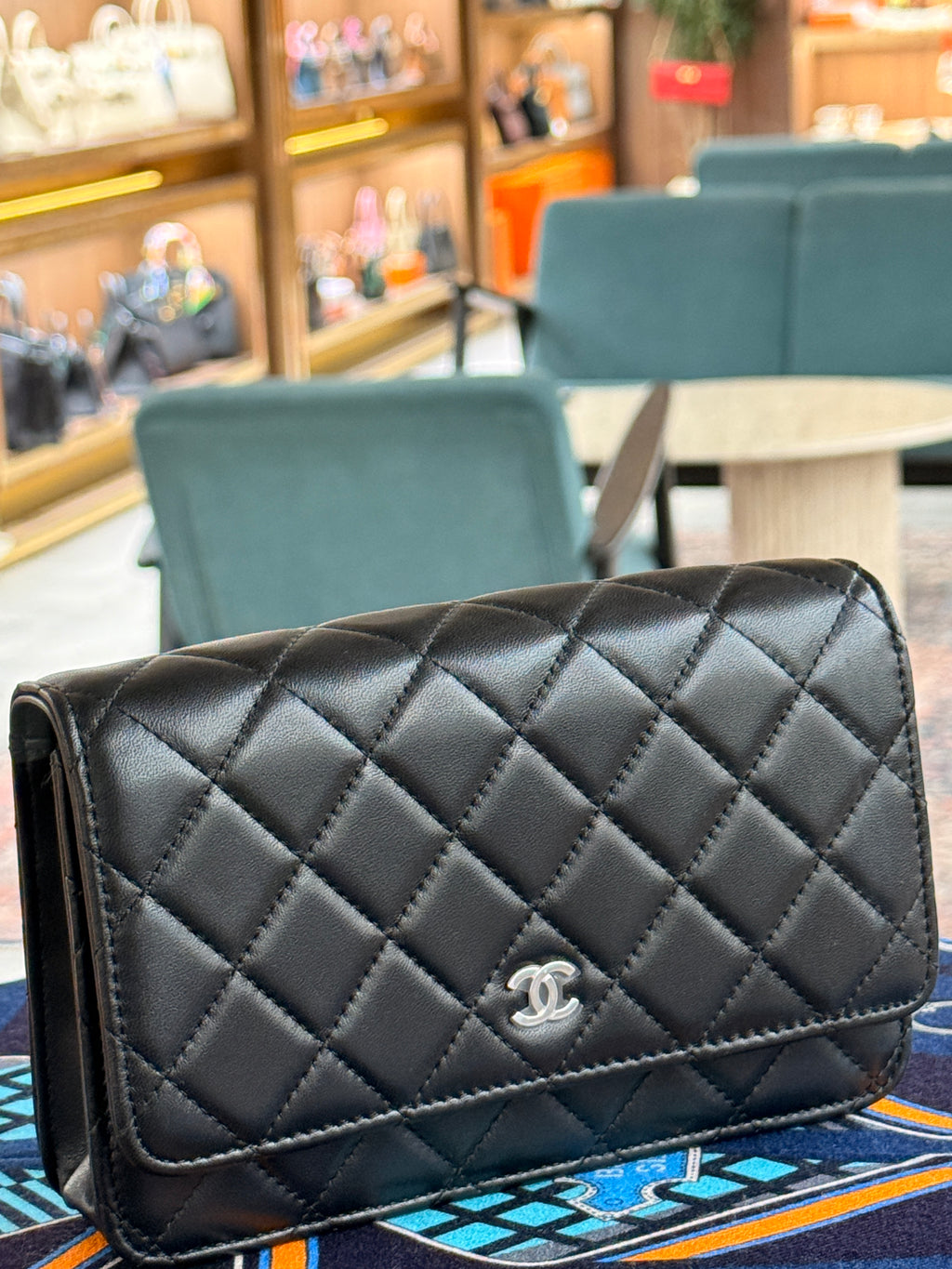 Chanel | Wallet on Chain (20) – Lambskin – Black – Gold Hardware