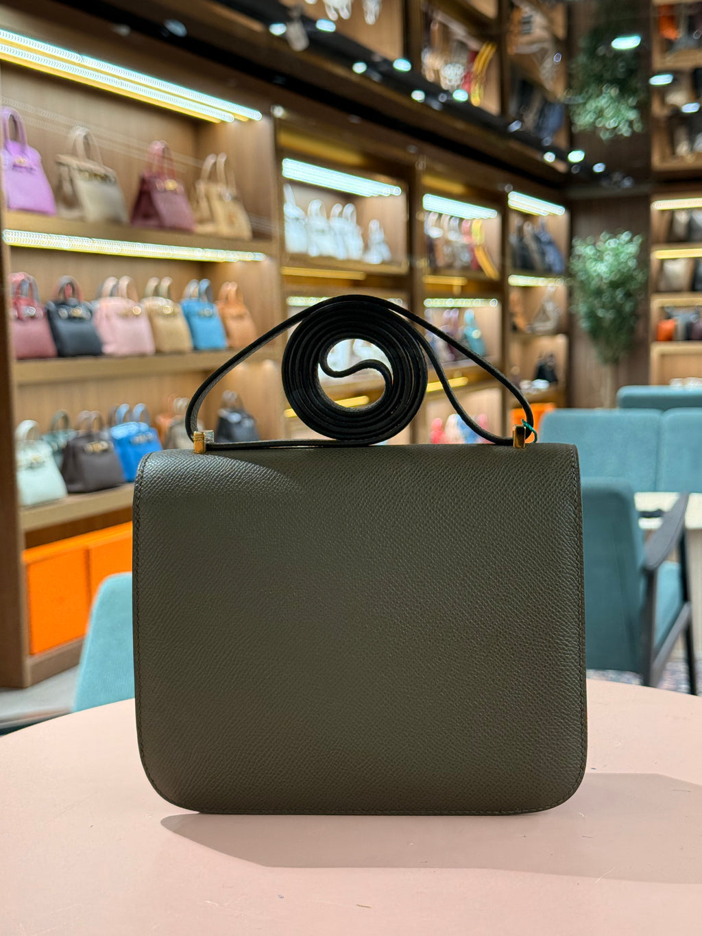 Hermes | Constance (18) – Epsom – Vert Fonce – Gold Hardware