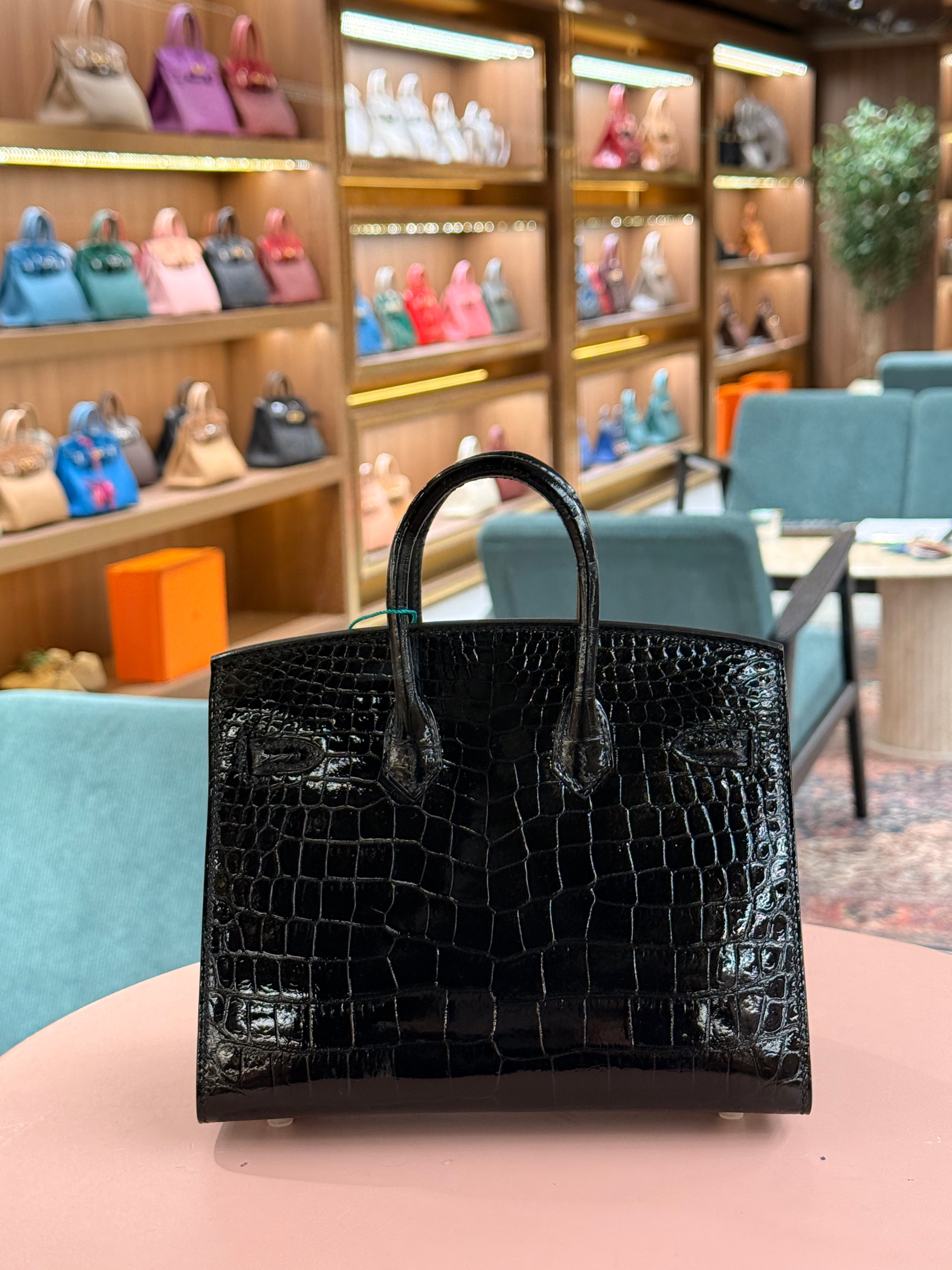 Hermes | Birkin (20) – Crocodile – Black – Gold Hardware