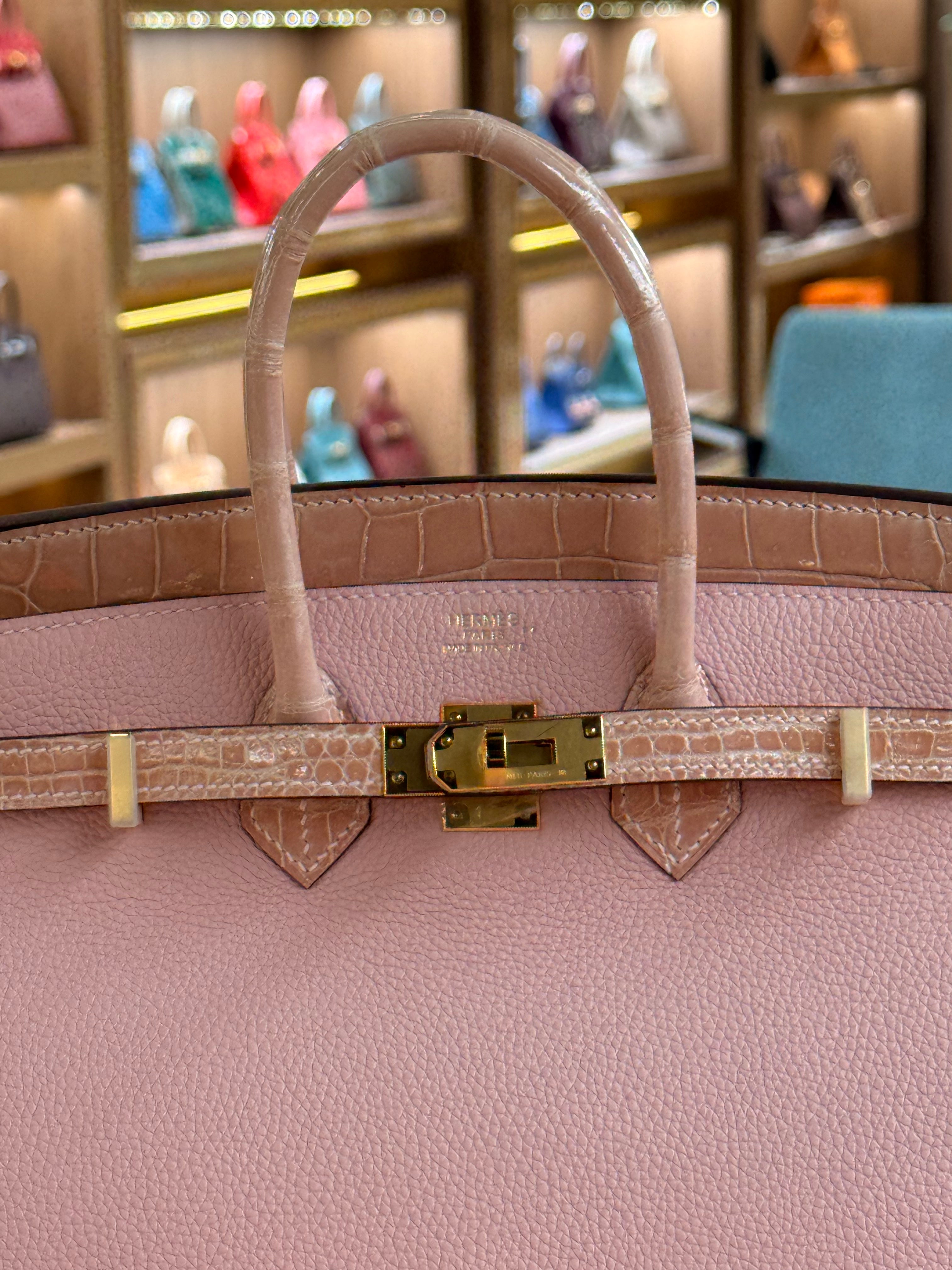 Hermes | Birkin (25) – Togo – Rose Sakura – Gold Hardware