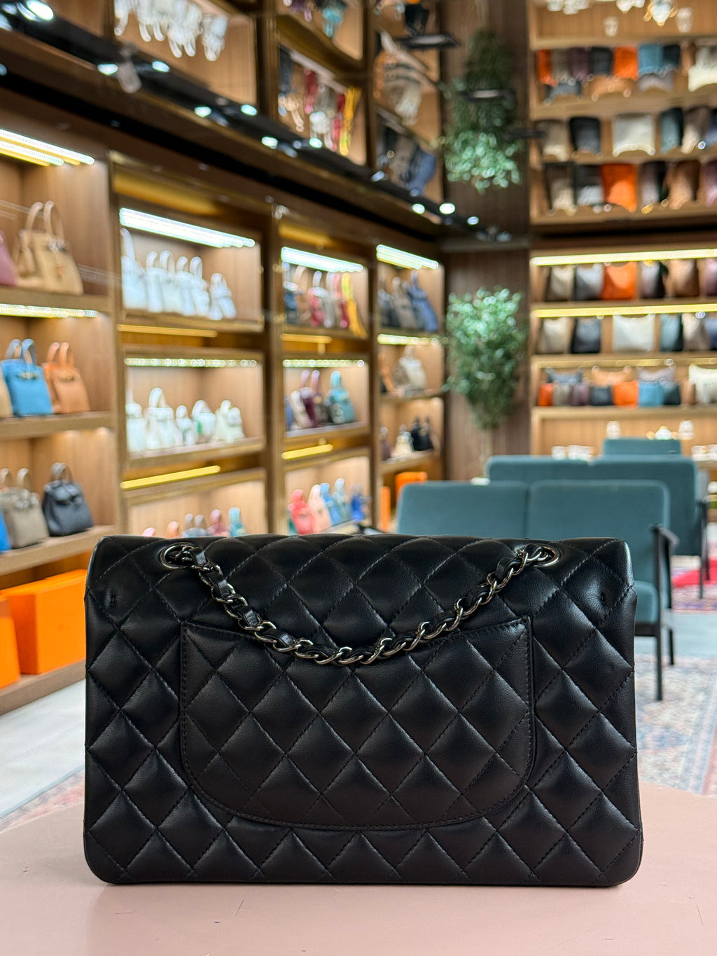 Chanel | Classic Flap Bag (Medium) – Lambskin – Black – Gold Hardware