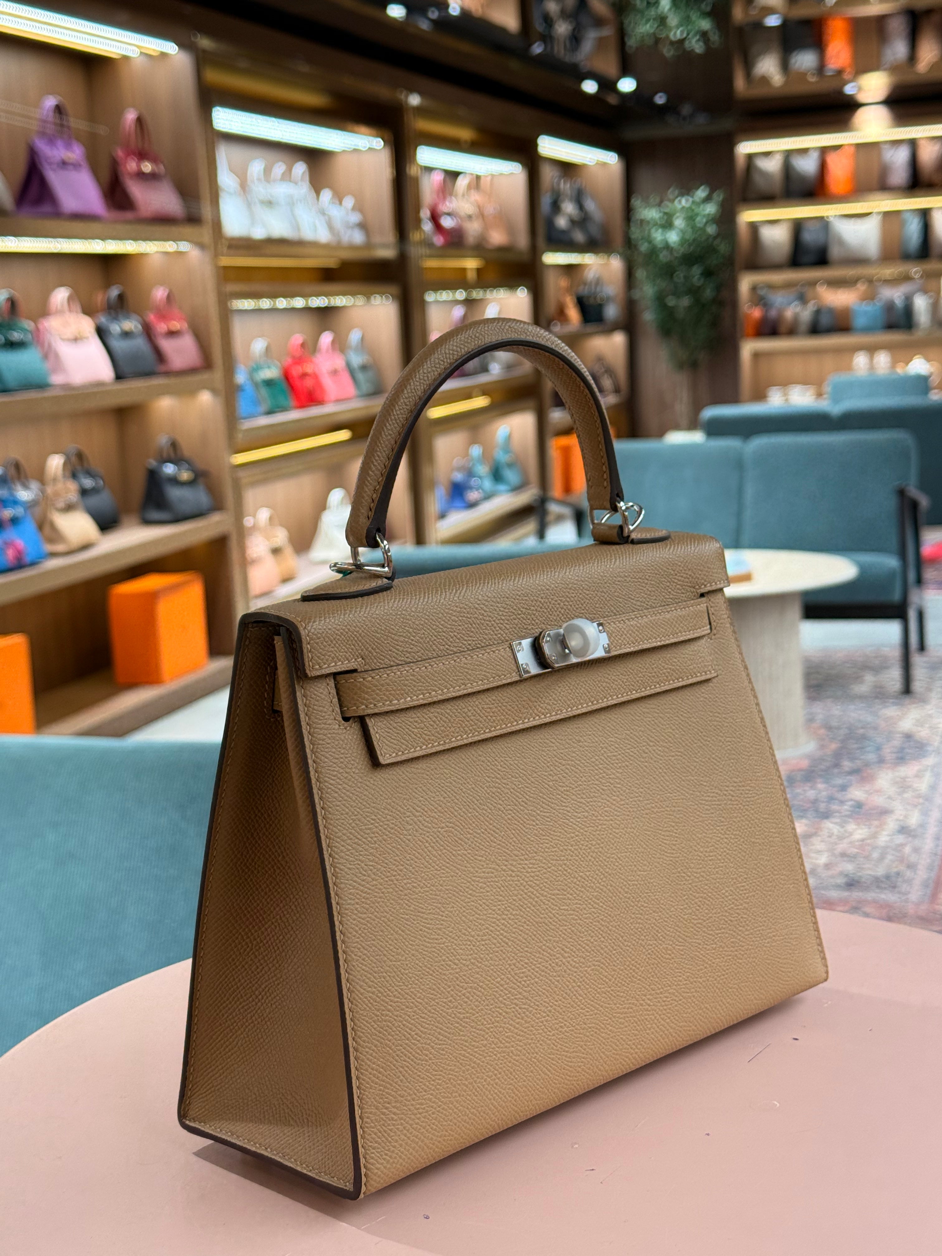 Hermes | Kelly (25) – Epsom – Gold – Palladium Hardware