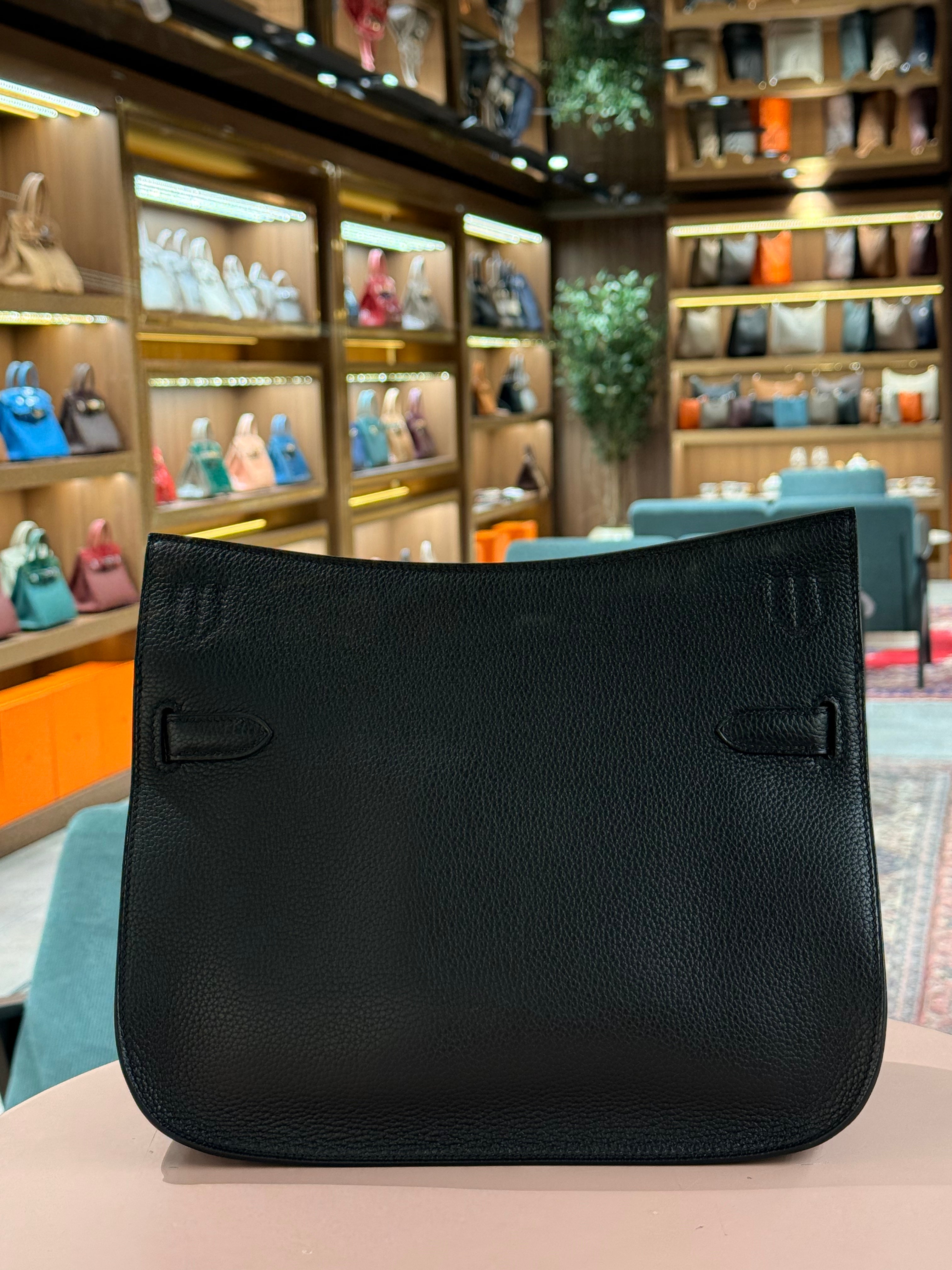 Hermes | Jypsiere (28) – Togo – Black – Palladium Hardware
