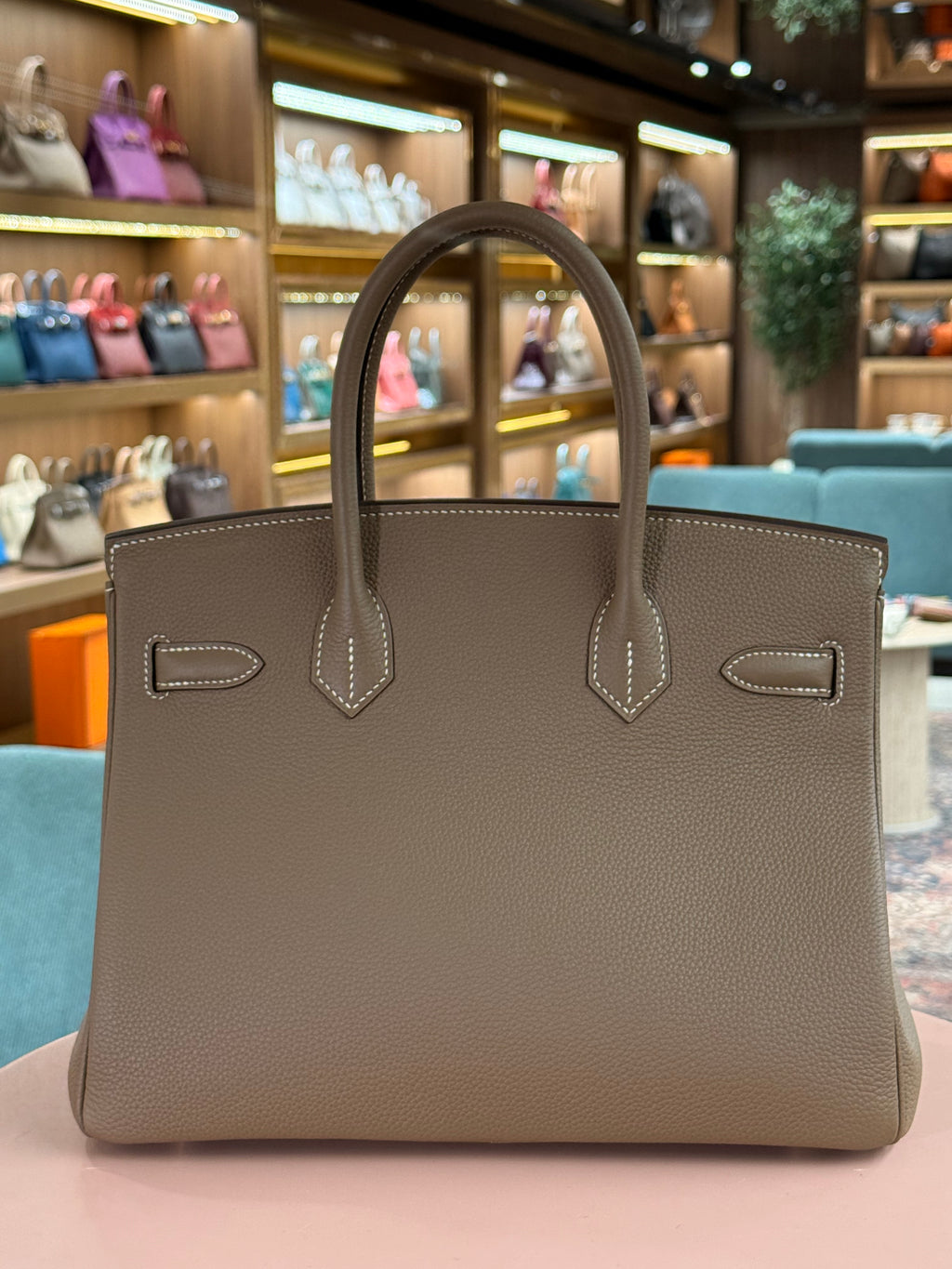 Hermes | Birkin (30) – Togo – Etoupe – Gold Hardware