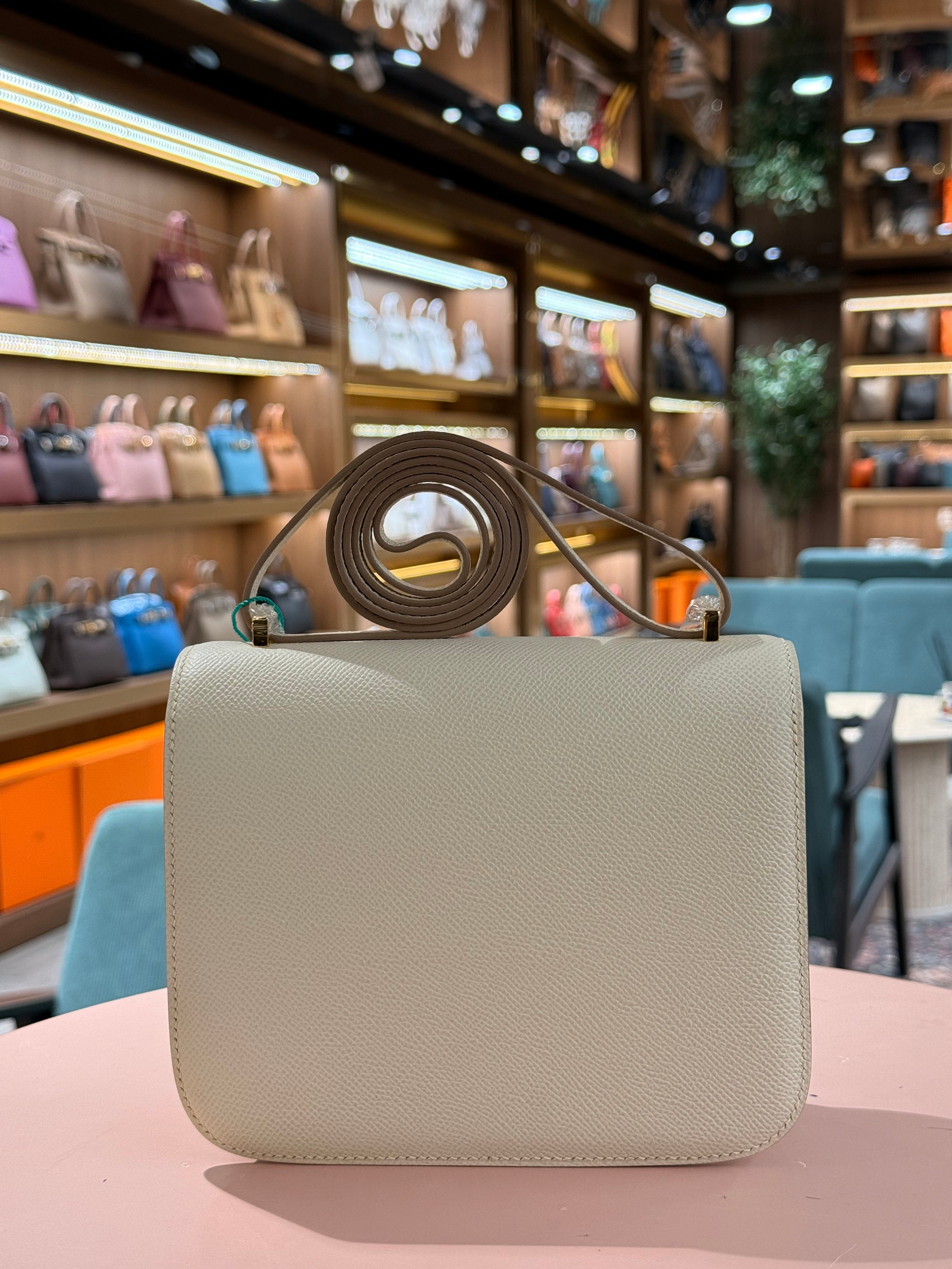 Hermes | Constance (18) – Epsom – Cream – Gold Hardware