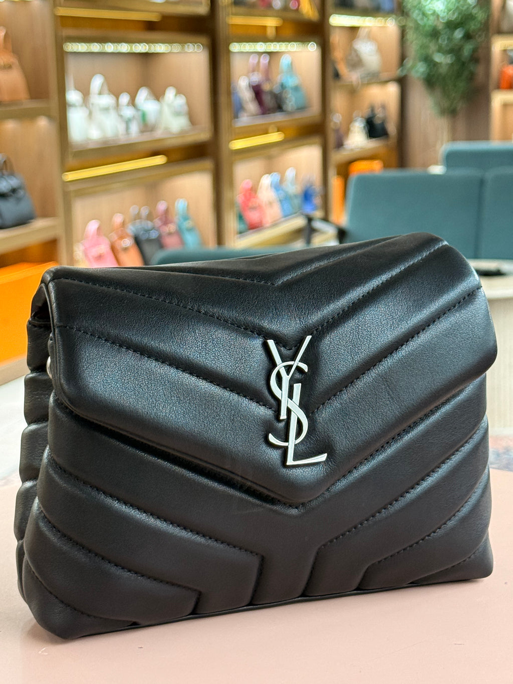 YSL | Lou Lou Toy – Leather – Black – Silver Hardware