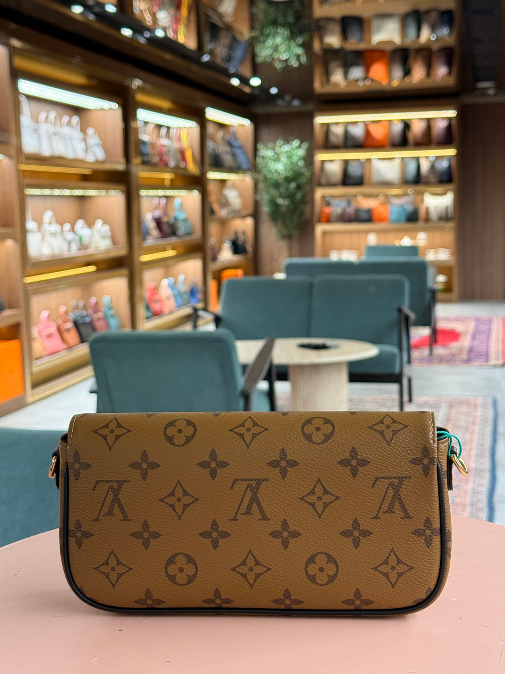 Louis Vuitton | Wallet on Chain (Ivy) – Canvas – Brown – Gold Hardware