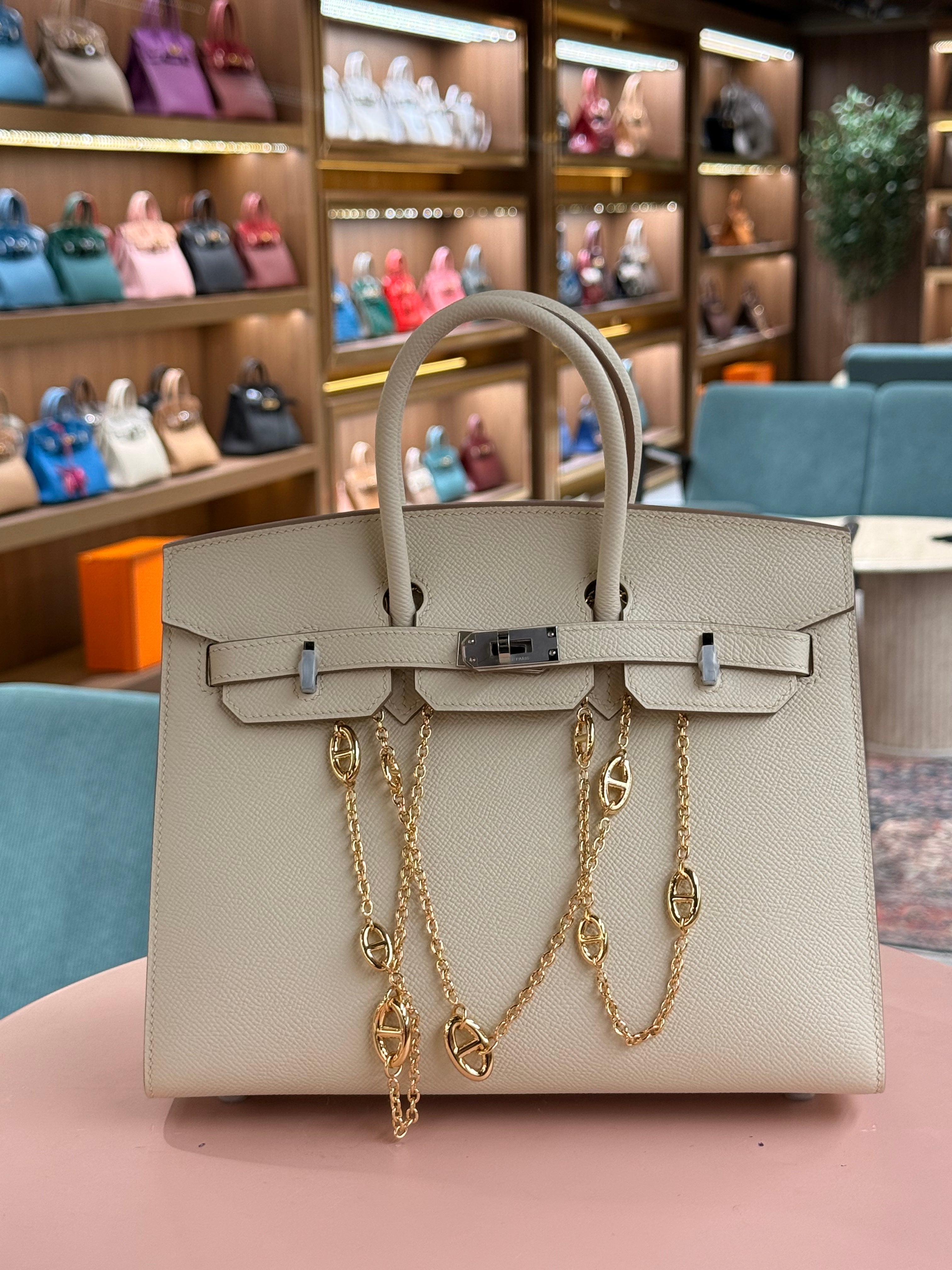 Hermes | Birkin (25) – Epsom – Cream – Gold Hardware