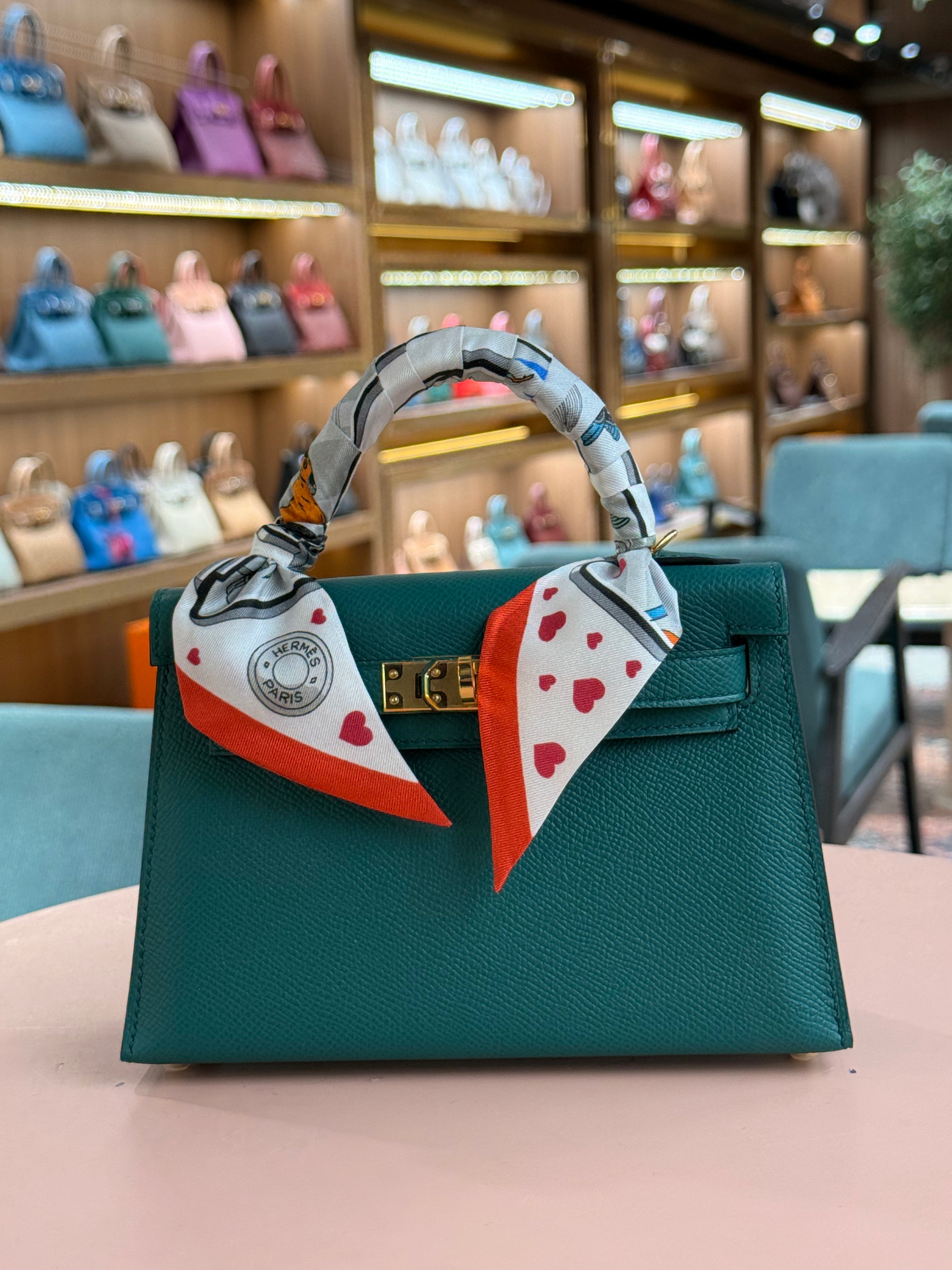 Hermes | Kelly (Mini) – Epsom – Vert Fonce – Gold Hardware