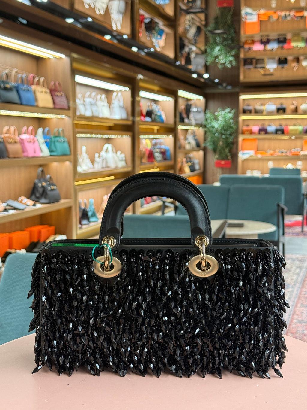 Dior | Lady Dior – Fabric – Black – Gold Hardware