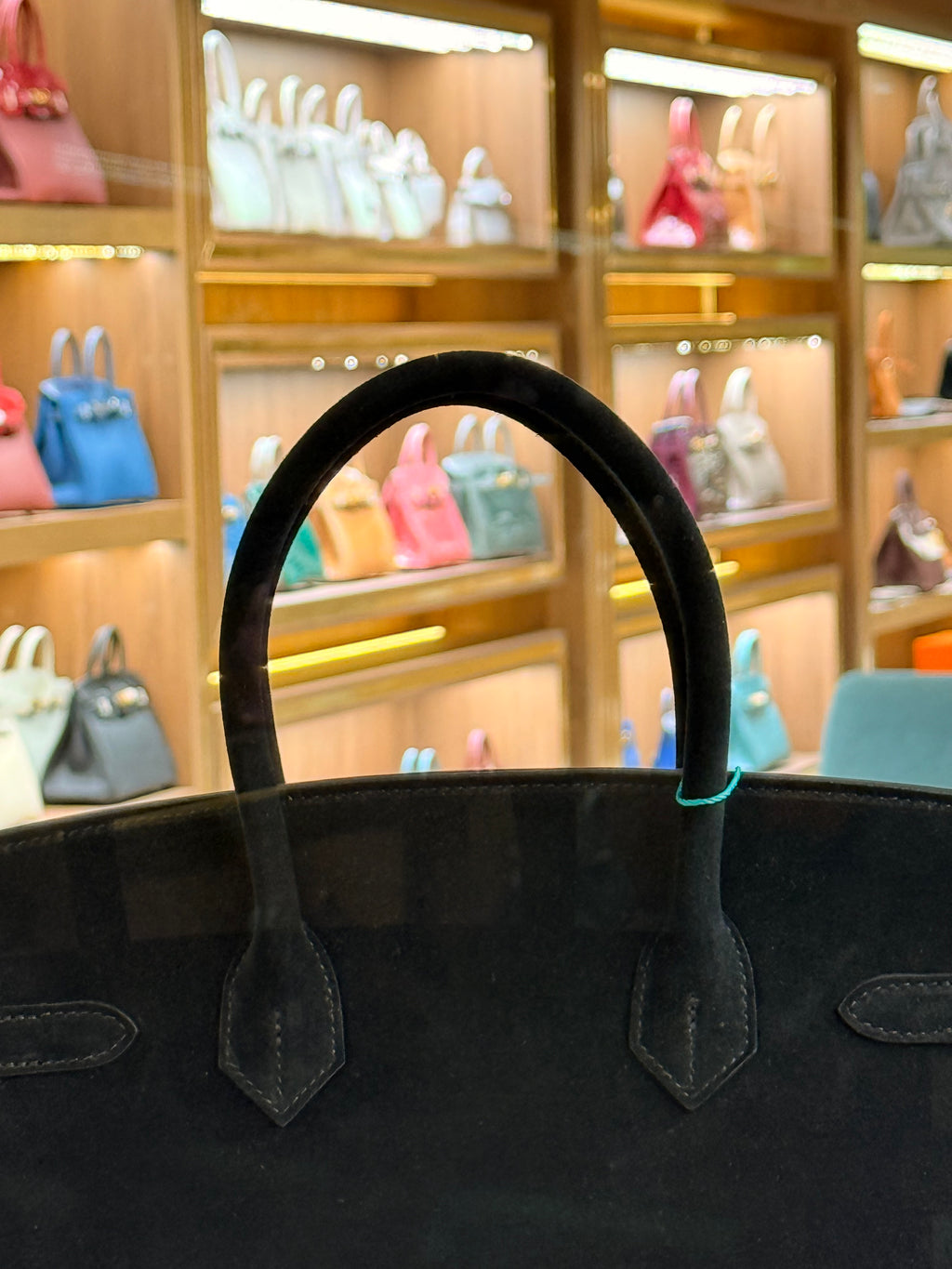 Hermes | Birkin (30) – Suede – Black – Gold Hardware